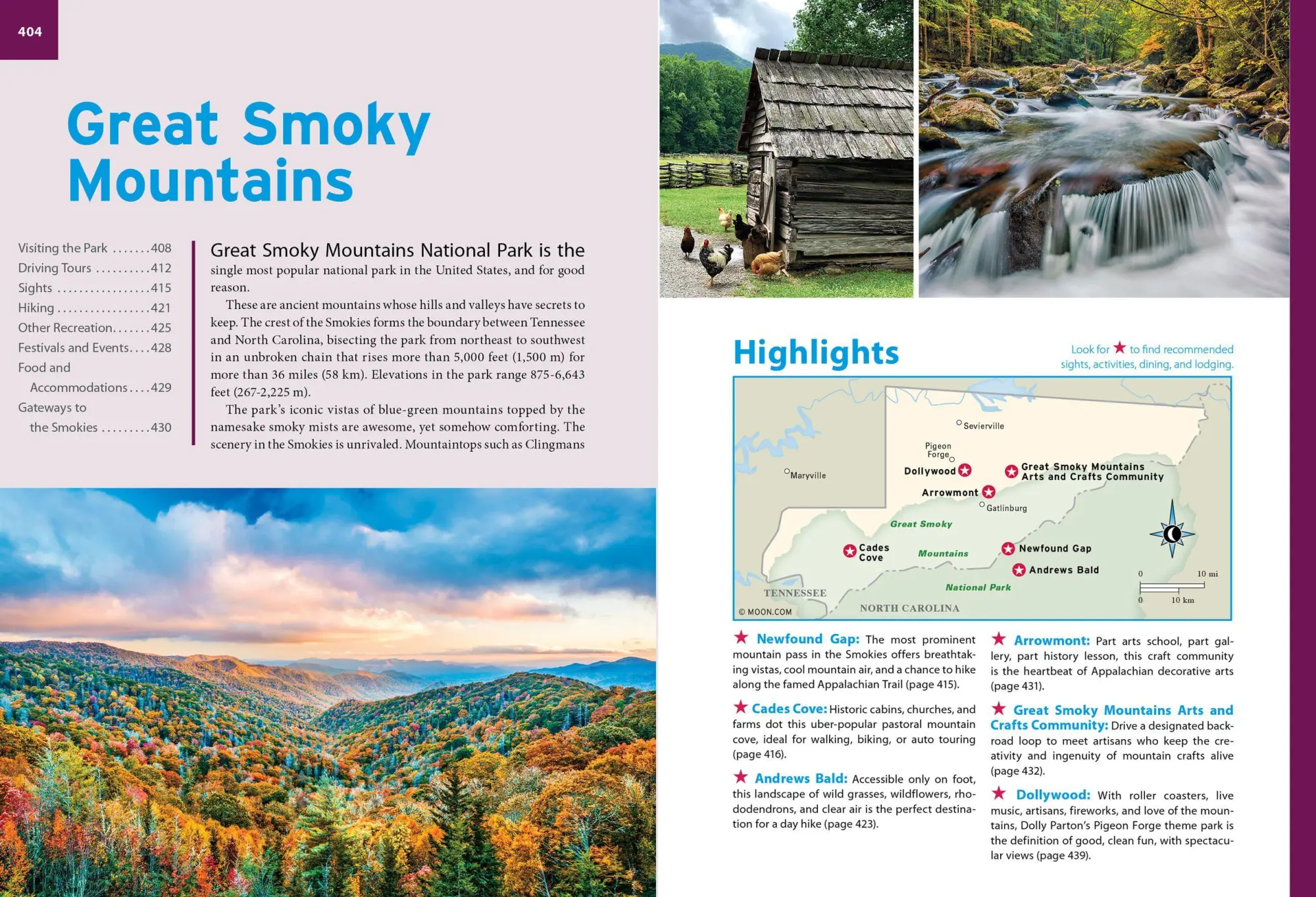 Bild: 9781640496491 | Moon Tennessee: With the Smoky Mountains: Outdoor Recreation, Live...