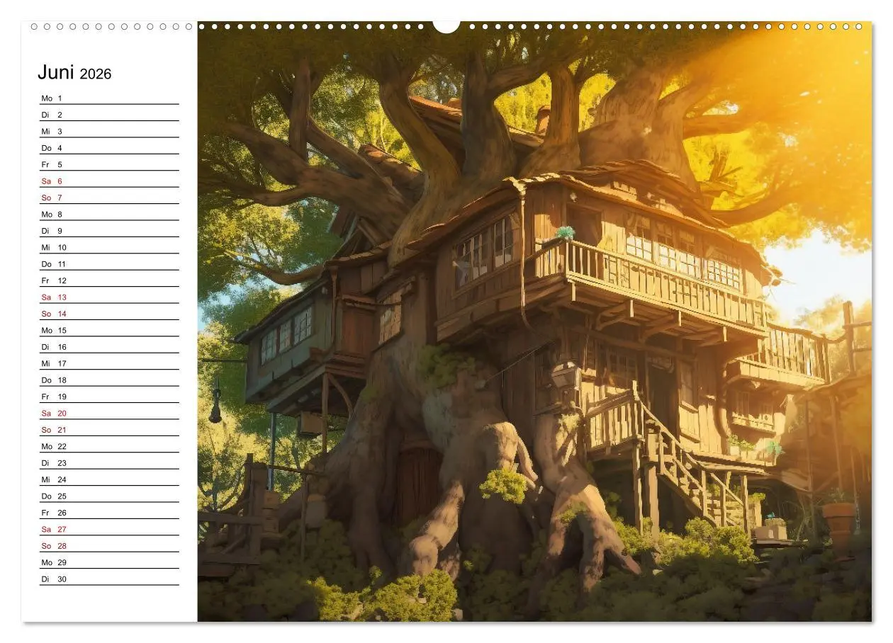 Bild: 9783457526491 | Anime Traumwelten (Wandkalender 2026 DIN A2 quer), CALVENDO...