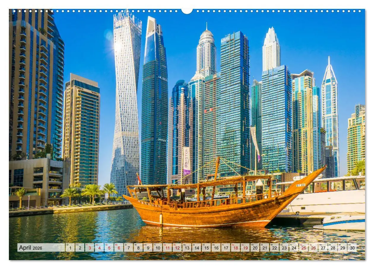 Bild: 9783457696491 | Dubai - Traumstadt der Scheichs (Wandkalender 2026 DIN A2 quer),...