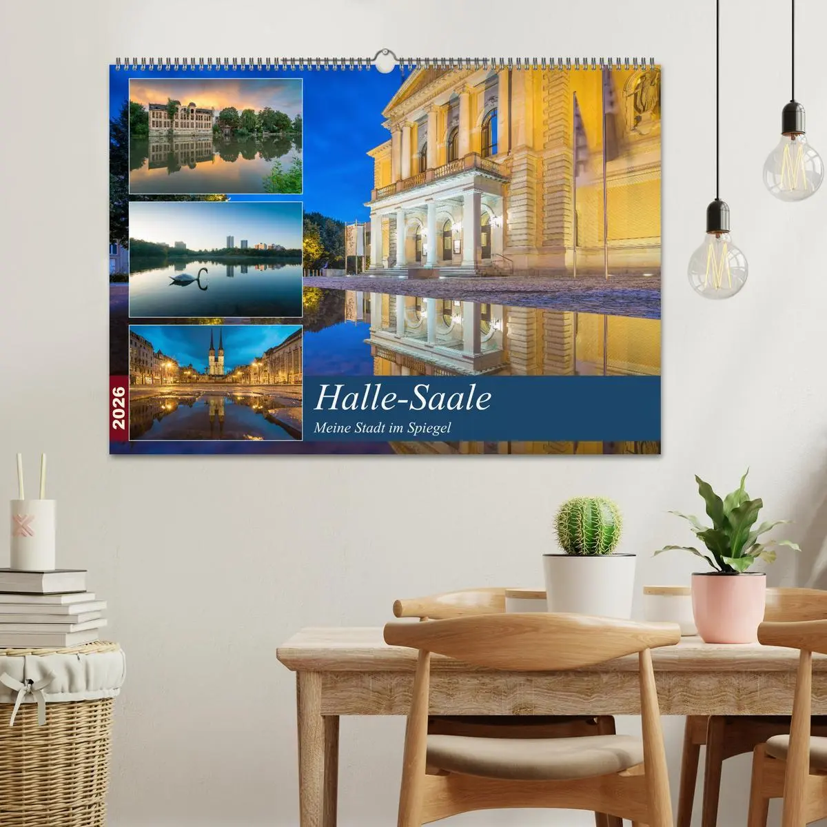 Bild: 9783457836491 | Halle-Saale - Meine Stadt im Spiegel (Wandkalender 2026 DIN A2...