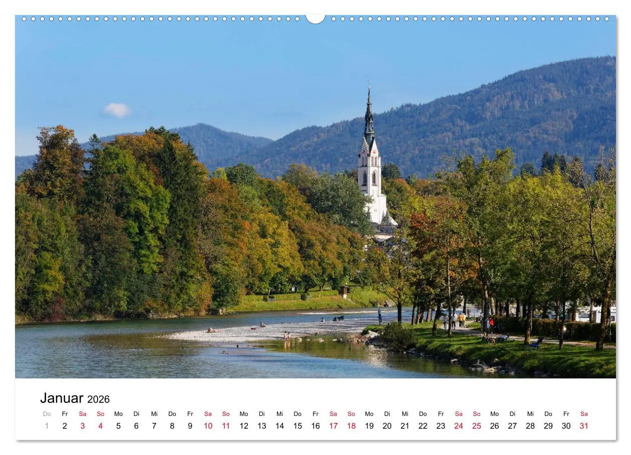 Bild: 9783516236491 | Bad Tölz - Perle an der Isar (hochwertiger Premium Wandkalender...