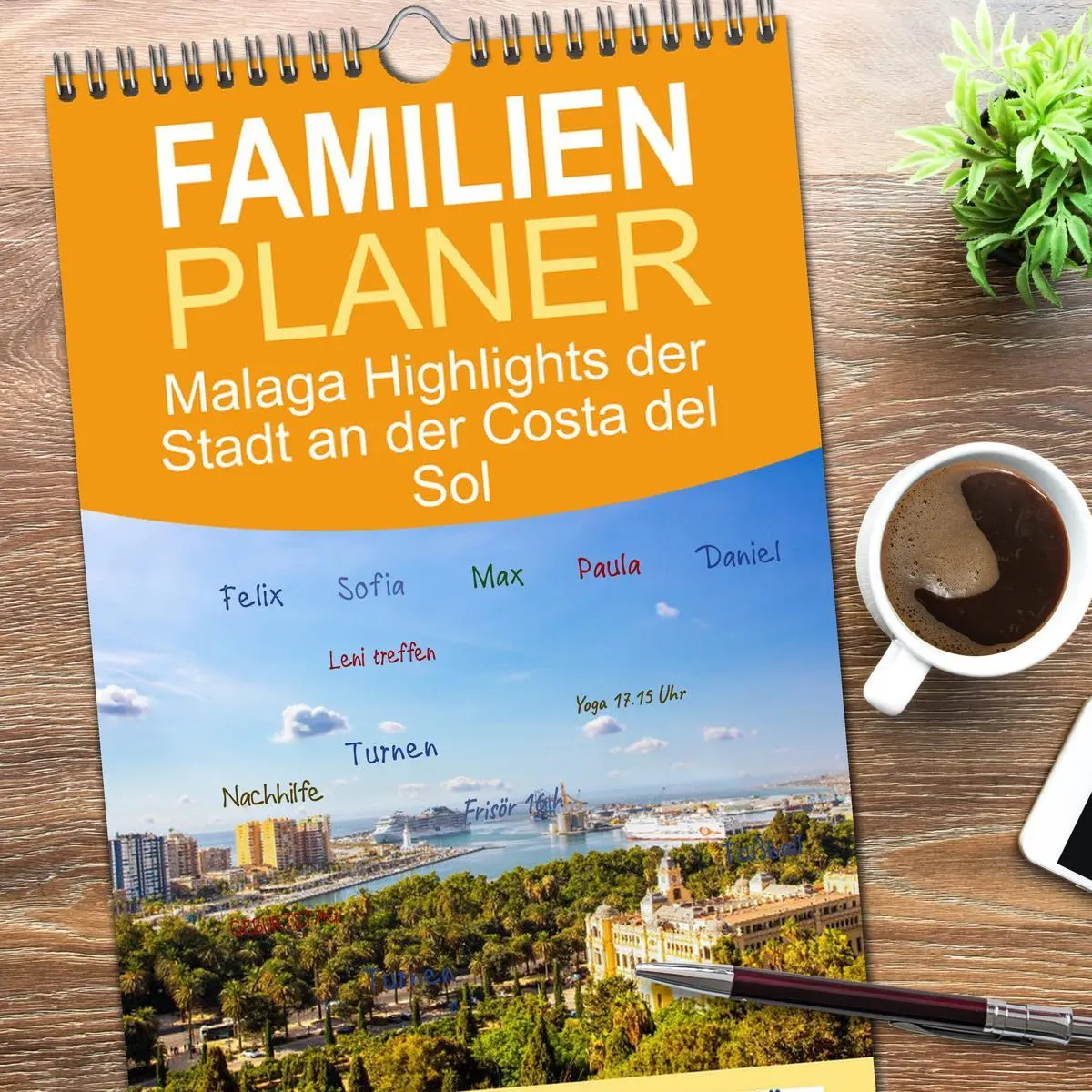 Bild: 9783516616491 | Familienplaner 2026 - Malaga Highlights der Stadt an der Costa del...