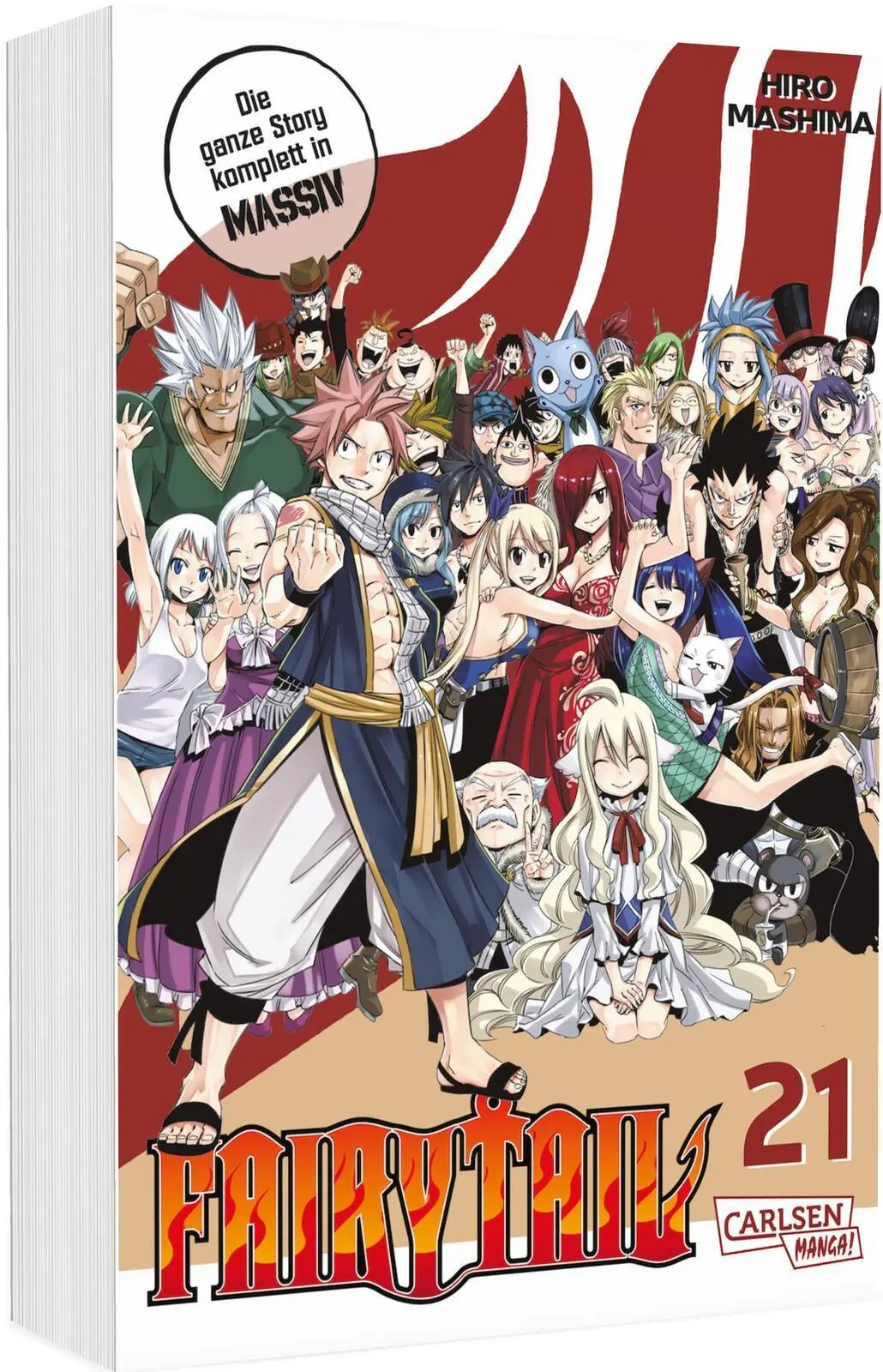 Cover: 9783551026491 | Fairy Tail Massiv 21 | Hiro Mashima | Taschenbuch | Fairy Tail Massiv