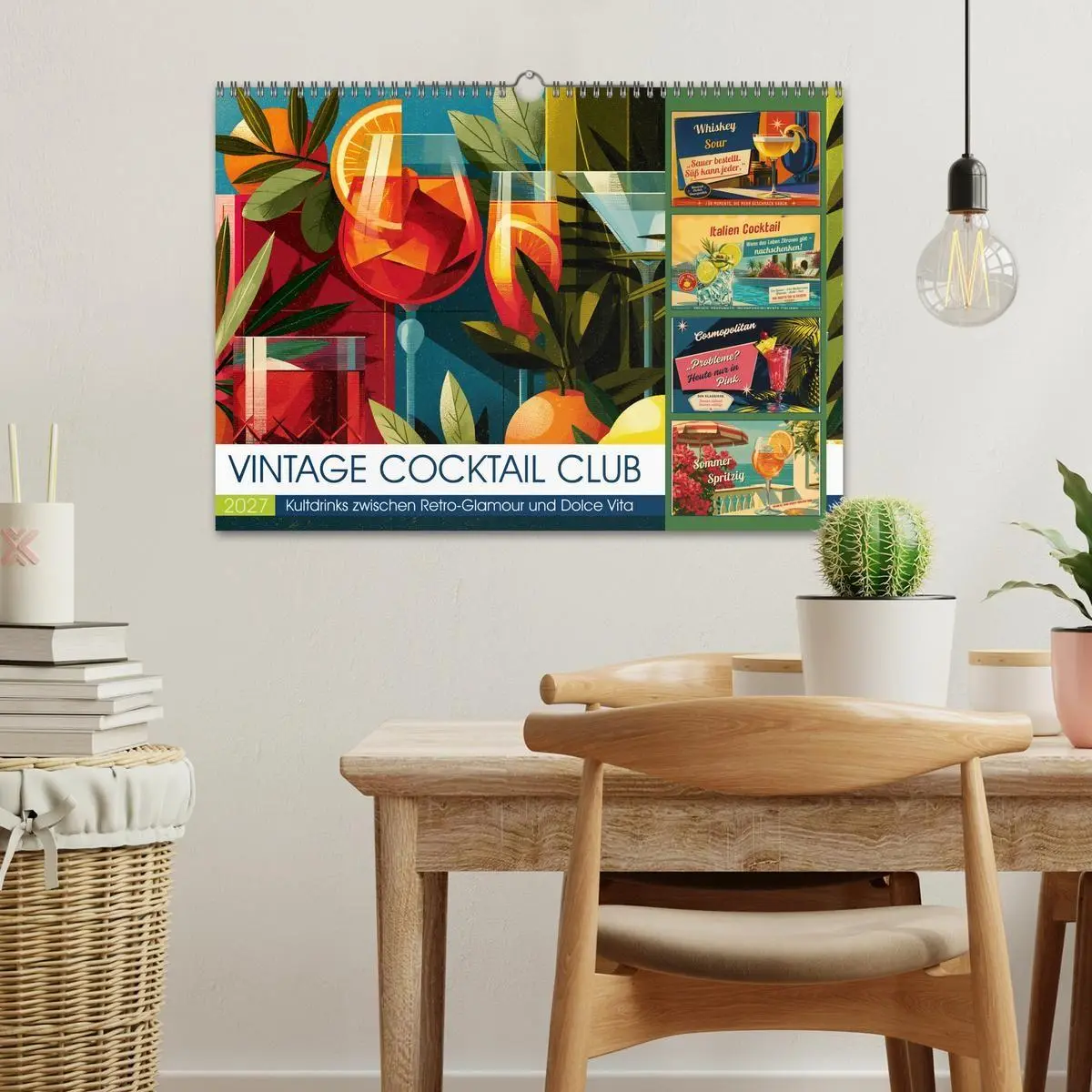 Bild: 9783594386491 | Vintage Cocktail Club (Wandkalender 2027 DIN A3 quer), CALVENDO...