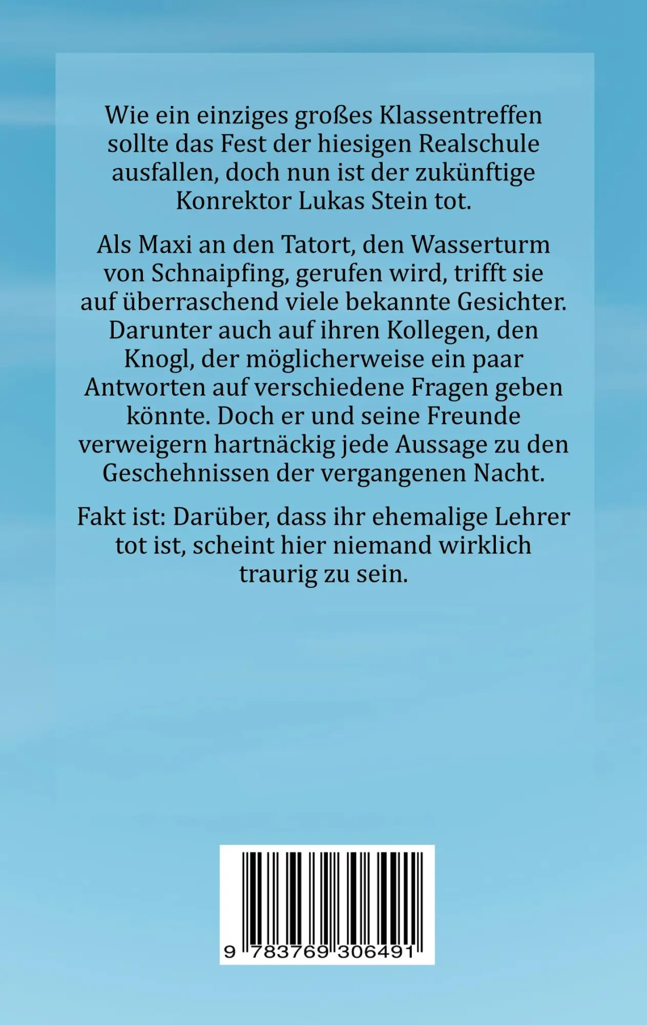 Rückseite: 9783769306491 | Herzlichen Glückwunsch, Sie werden ermordet! | Claudia Sagmeister