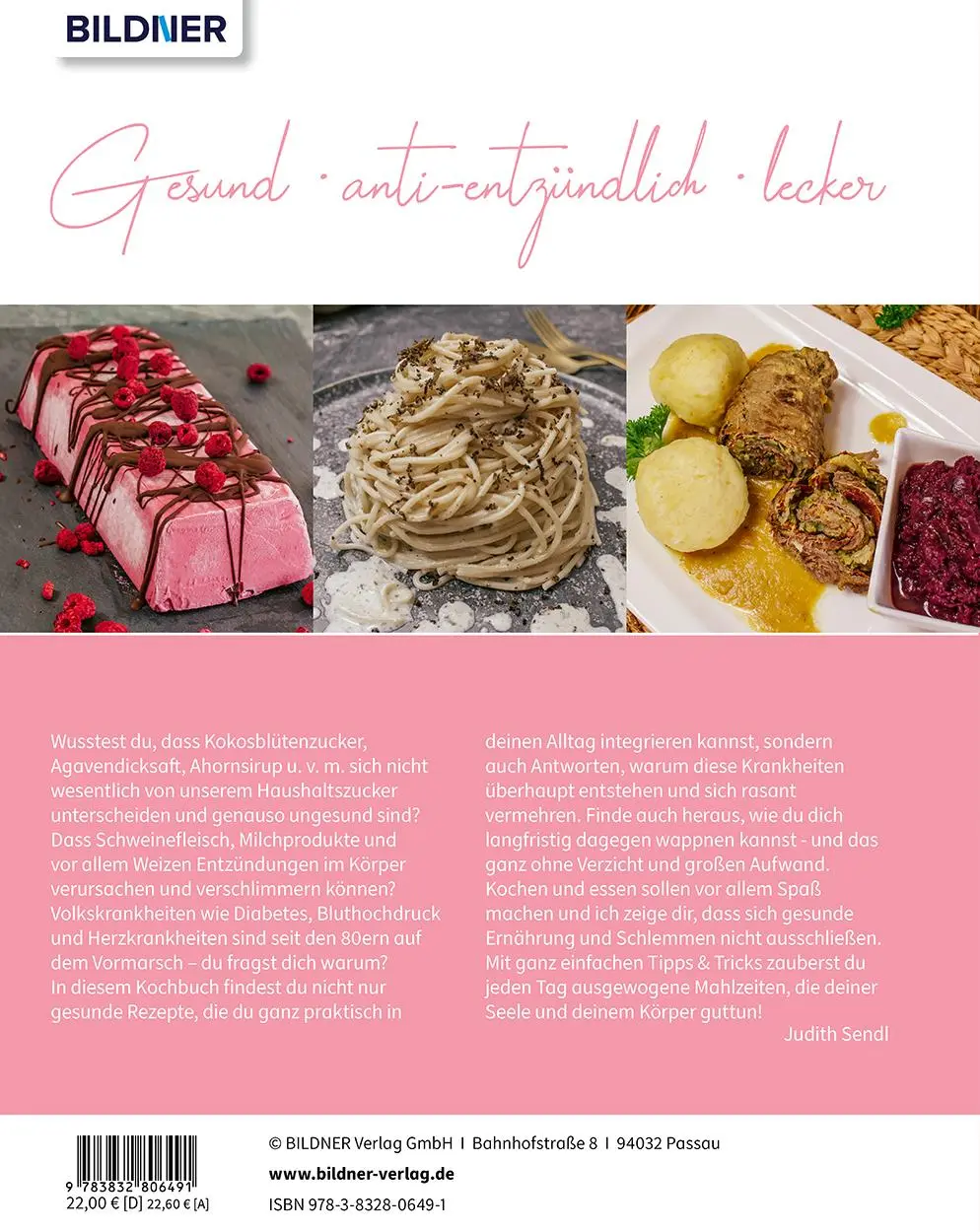 Rückseite: 9783832806491 | Chronisch Gesund - Meine Rezepte zur anti-entzündlichen Ernährung