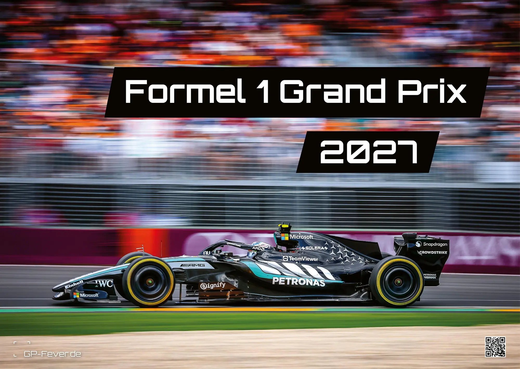 Cover: 9783986736491 | Formel 1 - Grand Prix - 2027 - F1 Kalender DIN A3 | GP-Fever. de