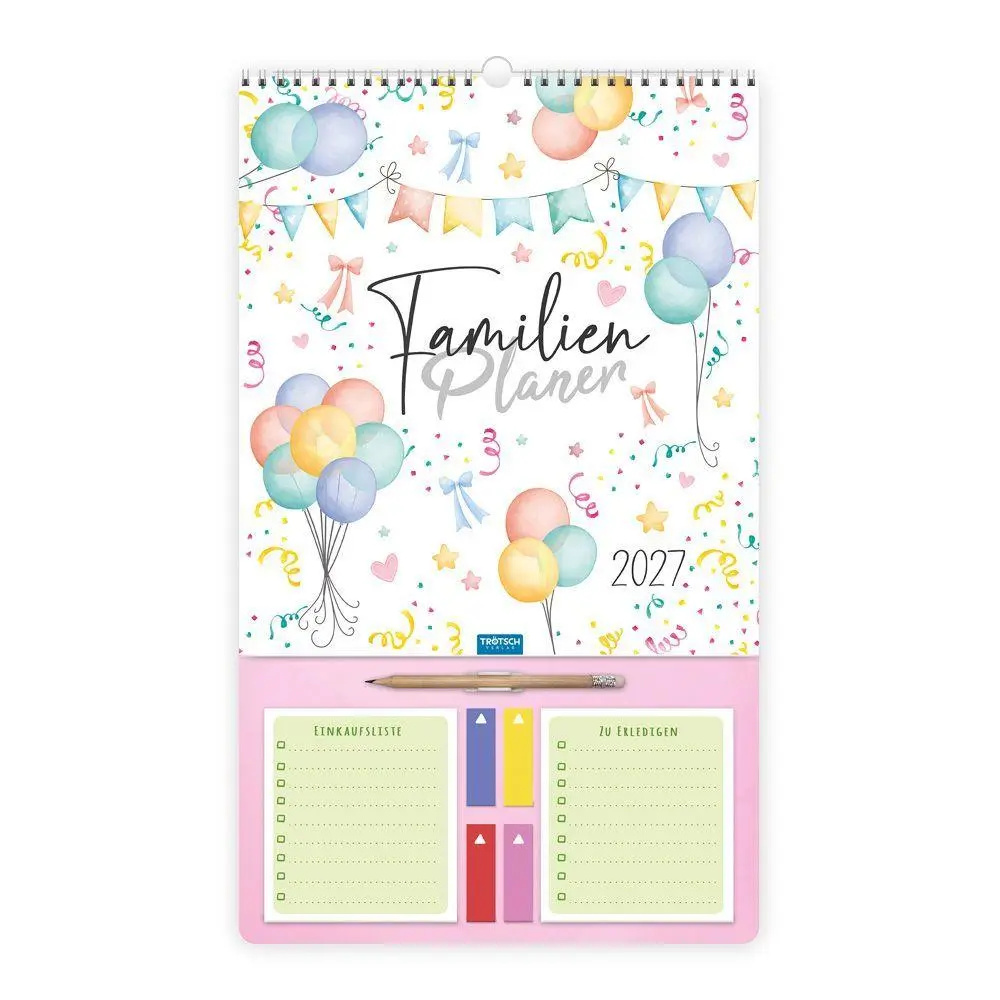 Cover: 9783988026491 | TRÖTSCH - Familienkalender Der große Familienplaner 2027 | KG | 24 S.