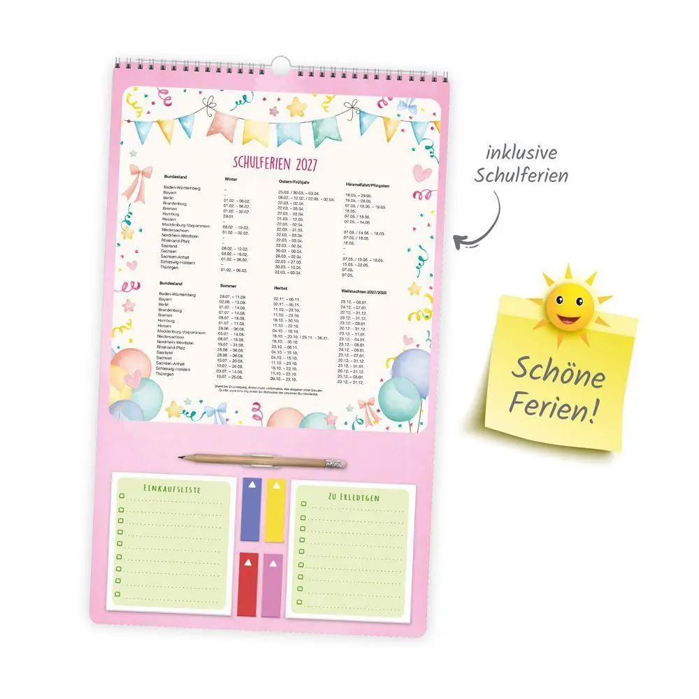 Bild: 9783988026491 | TRÖTSCH - Familienkalender Der große Familienplaner 2027 | KG | 24 S.
