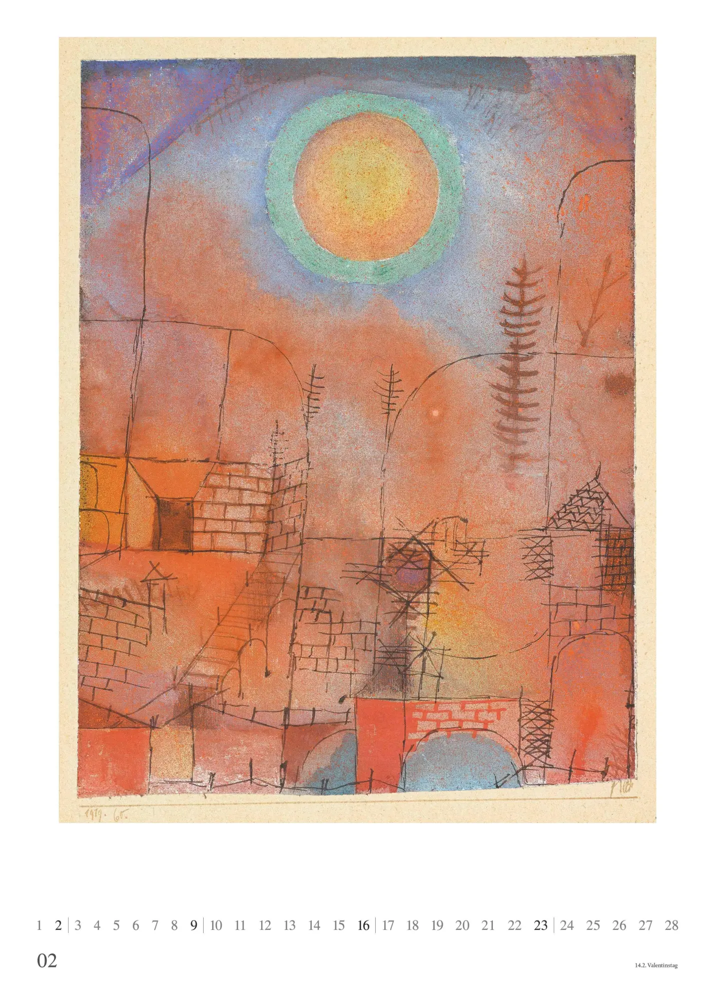 Bild: 4069095006591 | Paul Klee 2026 - Kunst-Kalender - Poster-Kalender - 50x70 | Kalender