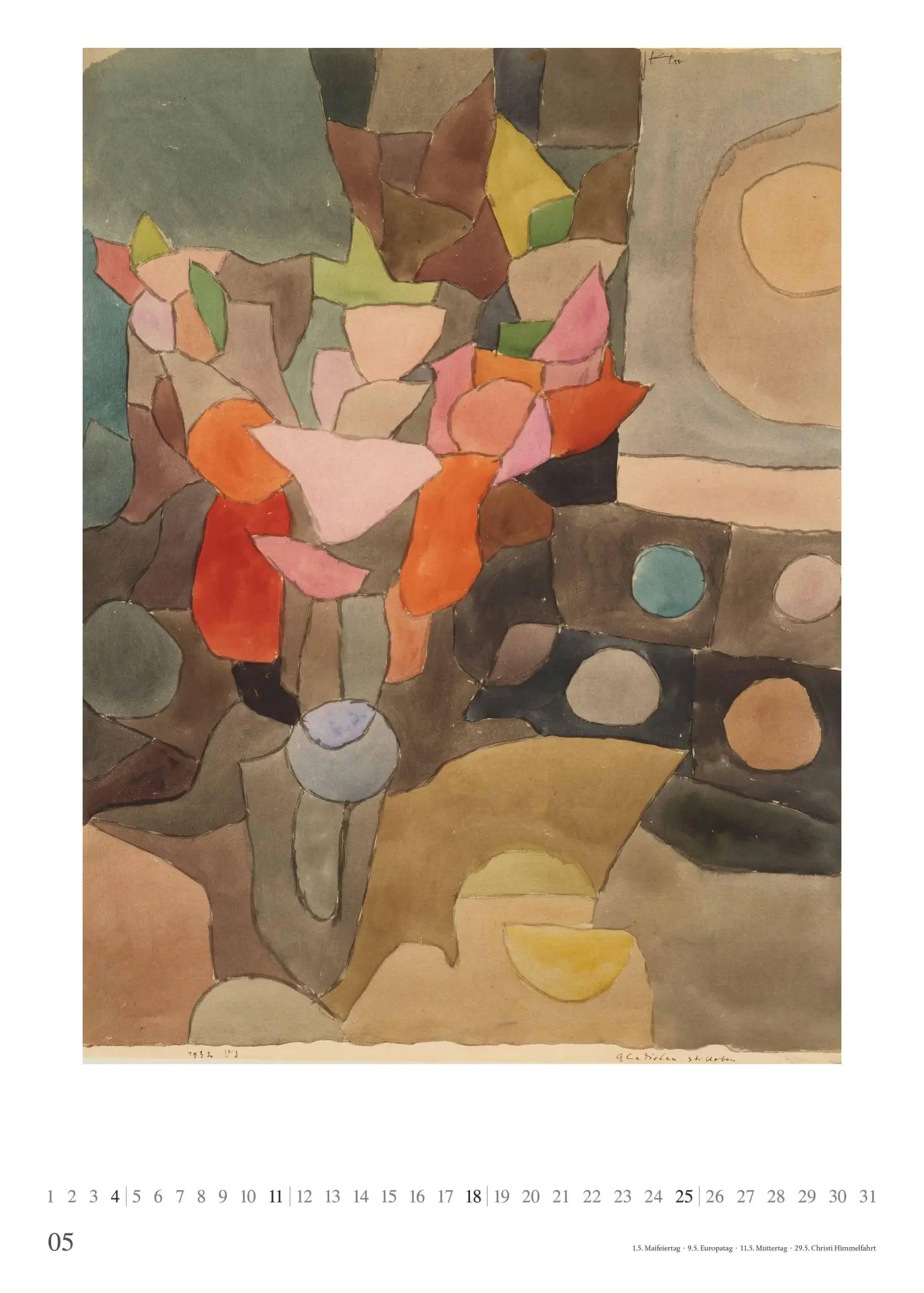 Bild: 4069095006591 | Paul Klee 2026 - Kunst-Kalender - Poster-Kalender - 50x70 | Kalender