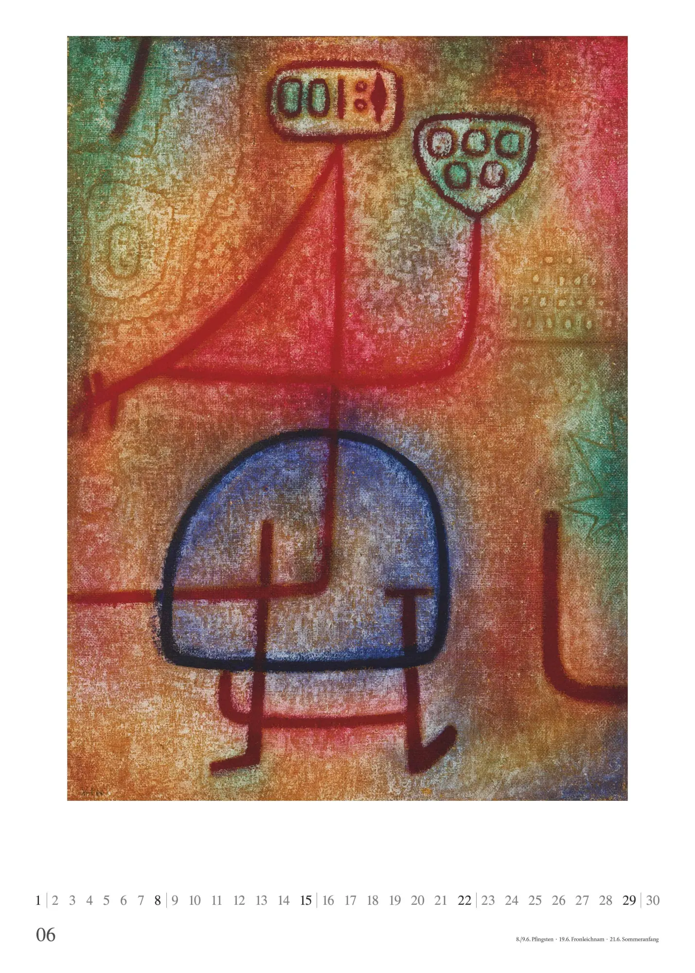 Bild: 4069095006591 | Paul Klee 2026 - Kunst-Kalender - Poster-Kalender - 50x70 | Kalender