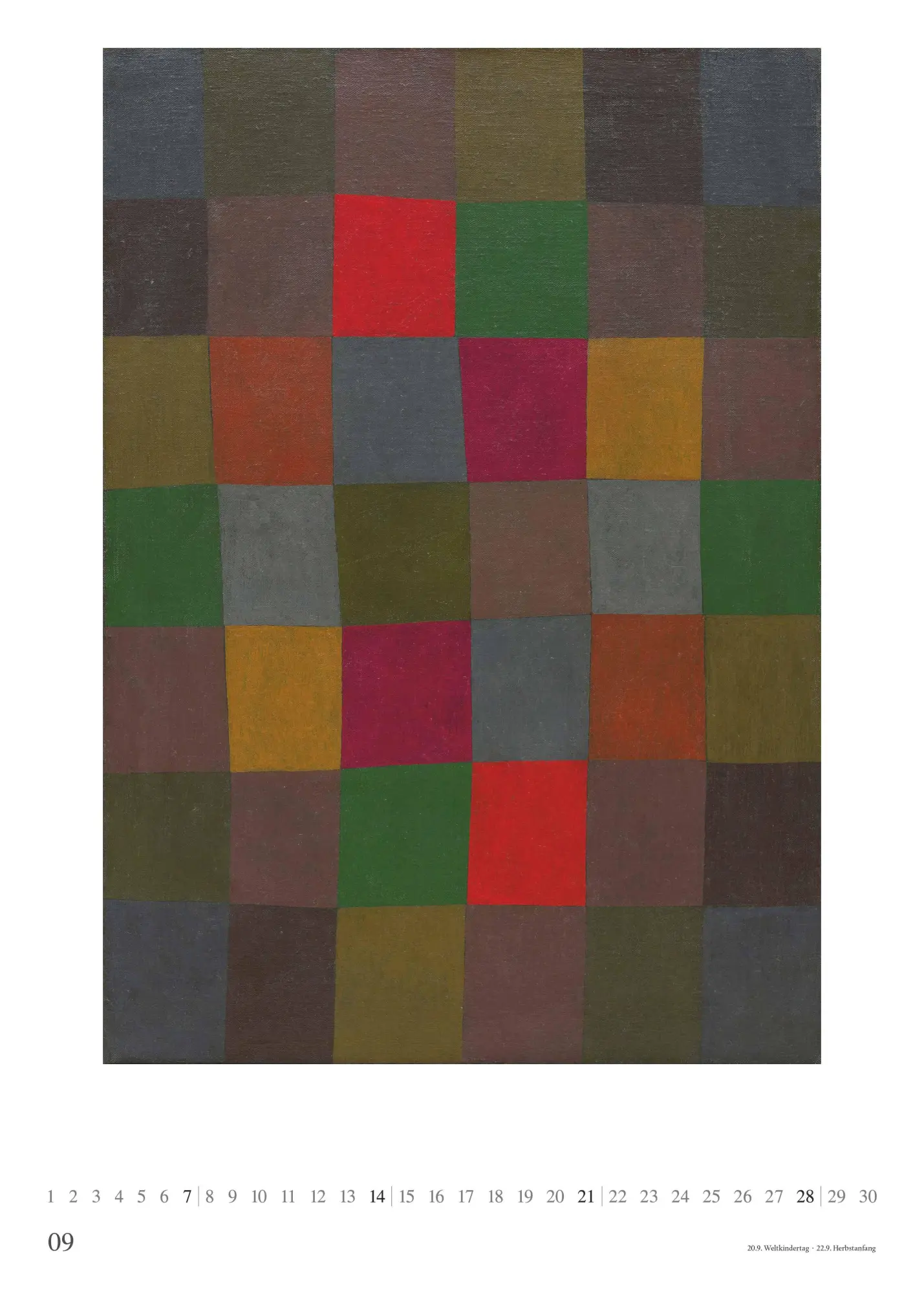 Bild: 4069095006591 | Paul Klee 2026 - Kunst-Kalender - Poster-Kalender - 50x70 | Kalender