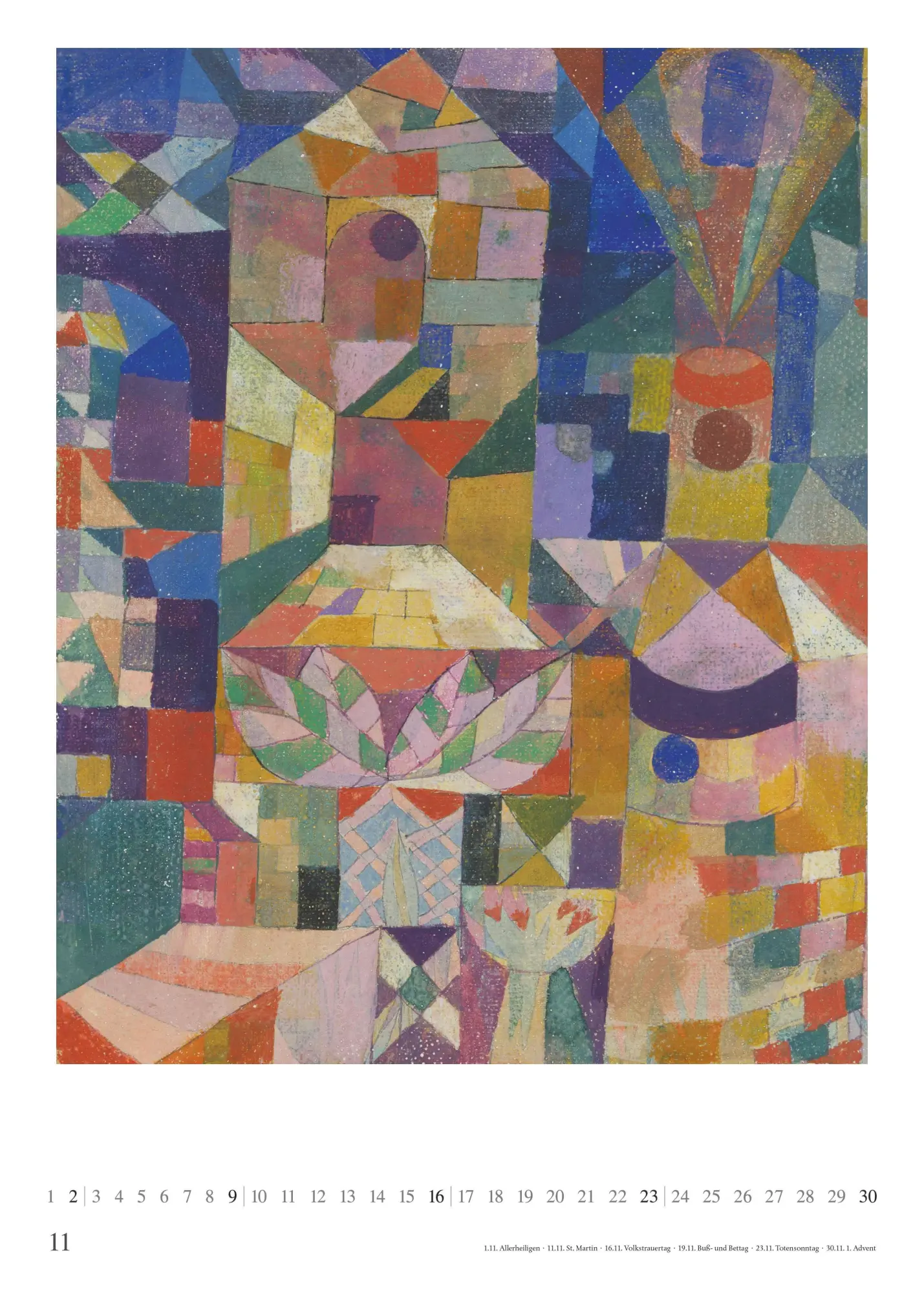 Bild: 4069095006591 | Paul Klee 2026 - Kunst-Kalender - Poster-Kalender - 50x70 | Kalender