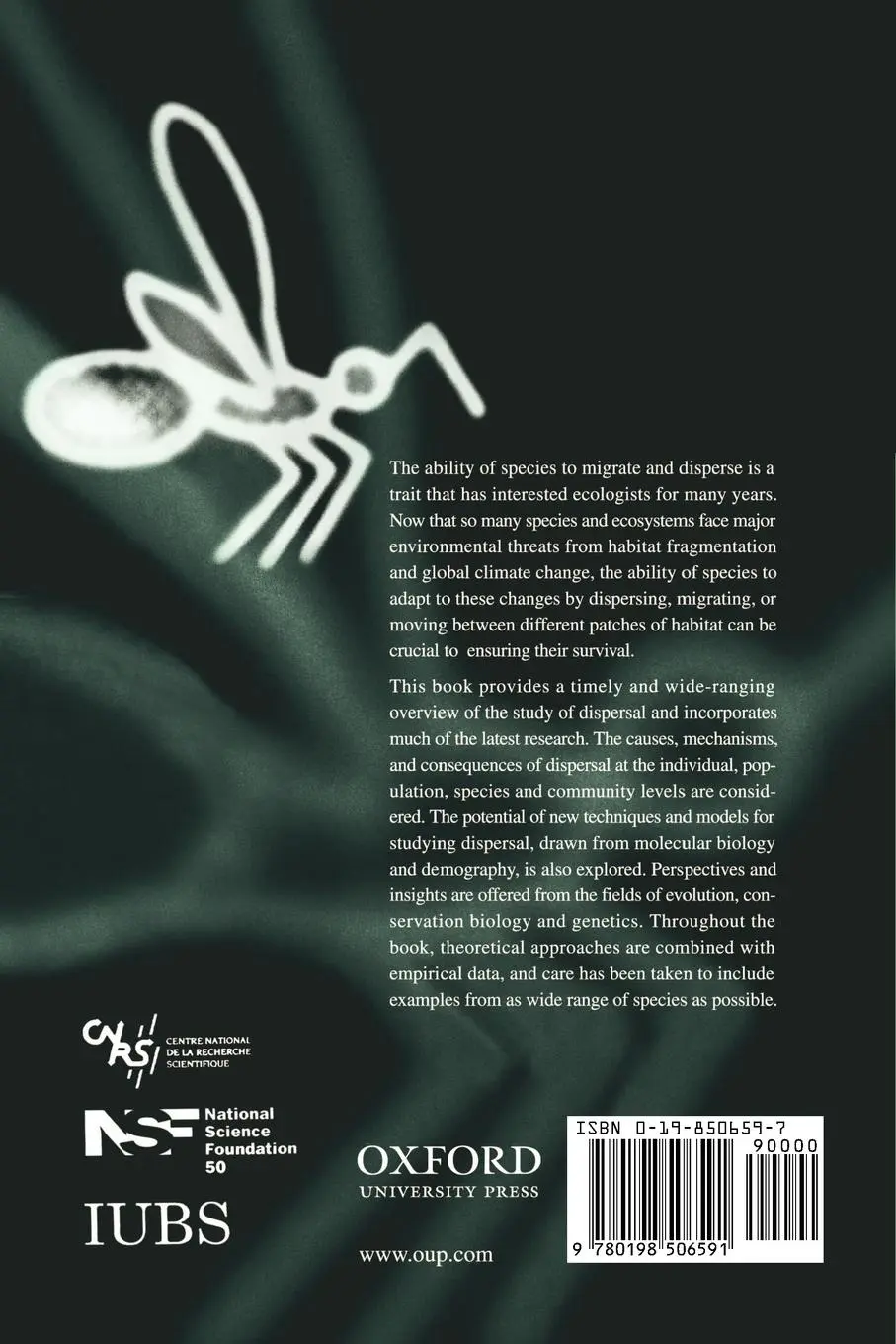 Rückseite: 9780198506591 | Dispersal | James D. Nichols | Taschenbuch | Englisch | 2001