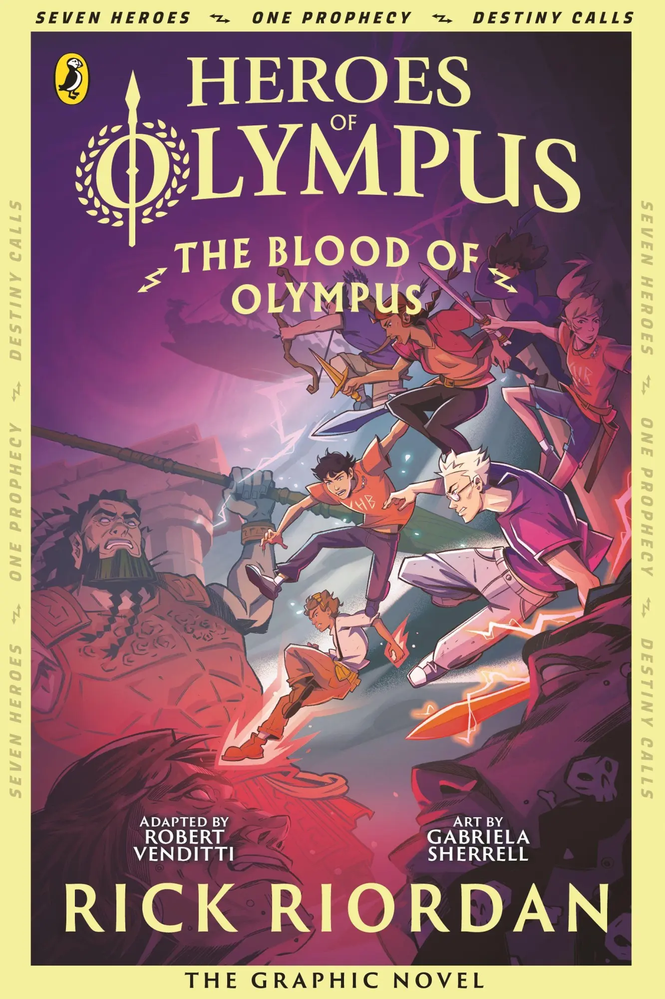 Cover: 9780241686591 | The Blood of Olympus: The Graphic Novel (Heroes of Olympus Book 5)