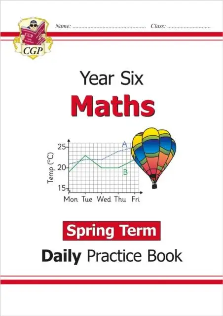 Cover: 9781789086591 | KS2 Maths Year 6 Daily Practice Book: Spring Term | Cgp Books | Buch