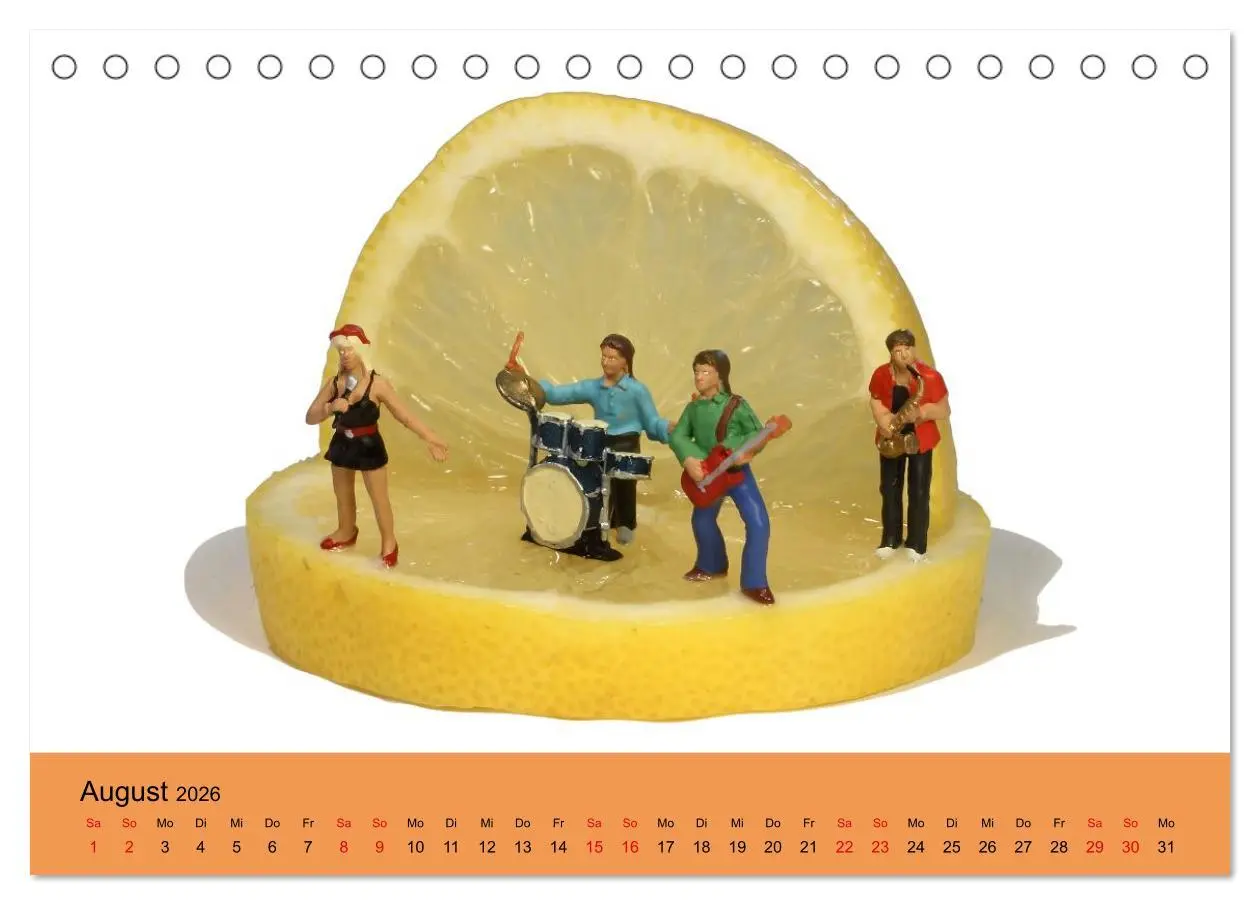 Bild: 9783516606591 | Little Art Food Kunstkalender (Tischkalender 2026 DIN A5 quer),...