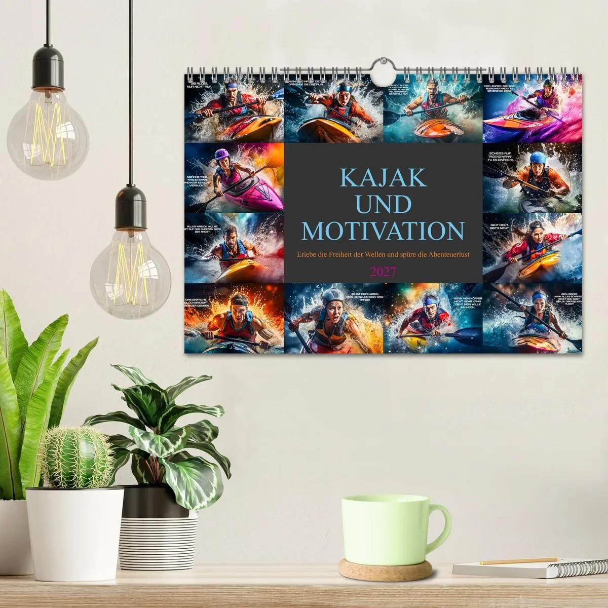 Bild: 9783569246591 | Kajak und Motivation (Wandkalender 2027 DIN A4 quer), CALVENDO...
