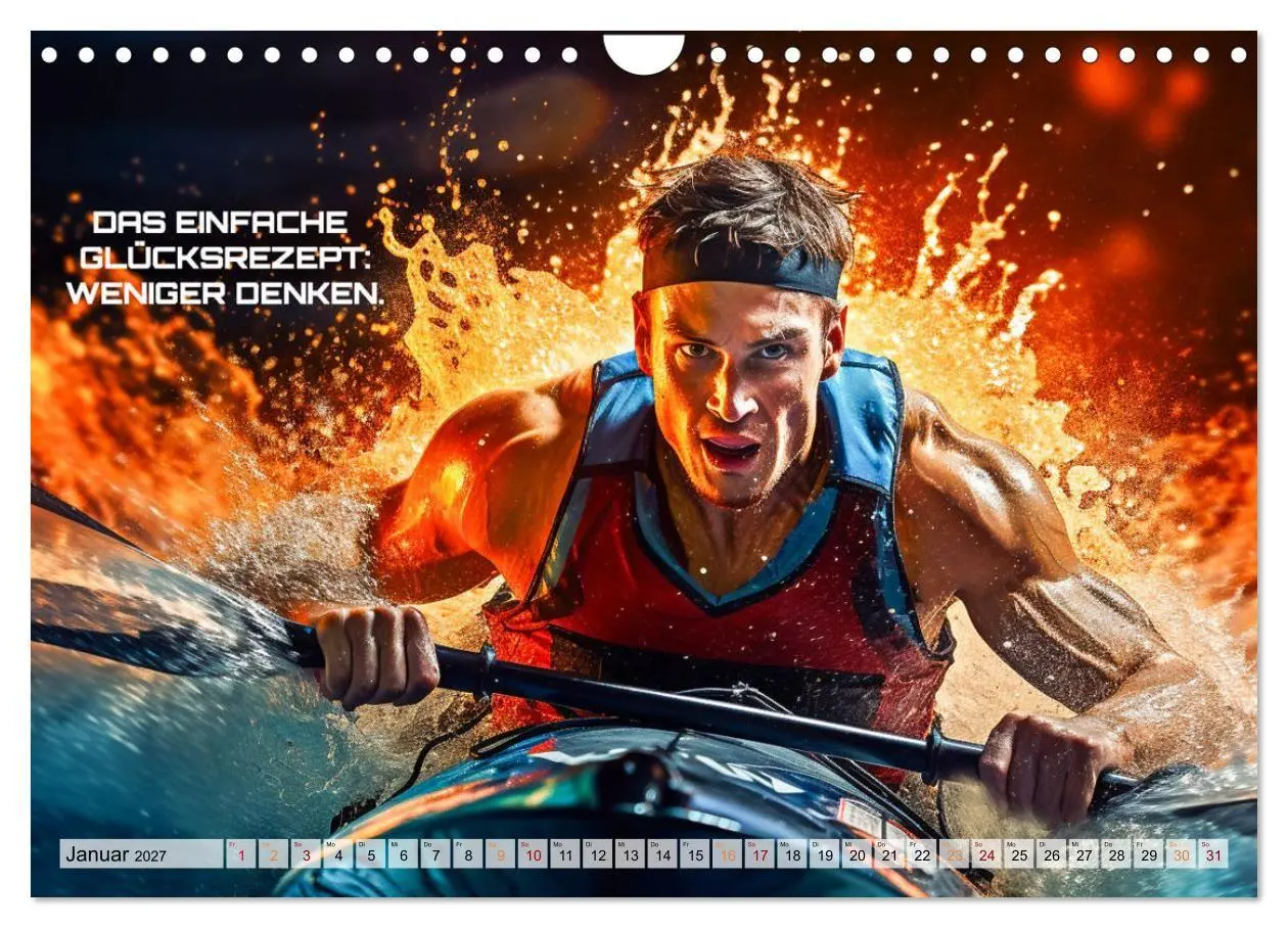 Bild: 9783569246591 | Kajak und Motivation (Wandkalender 2027 DIN A4 quer), CALVENDO...