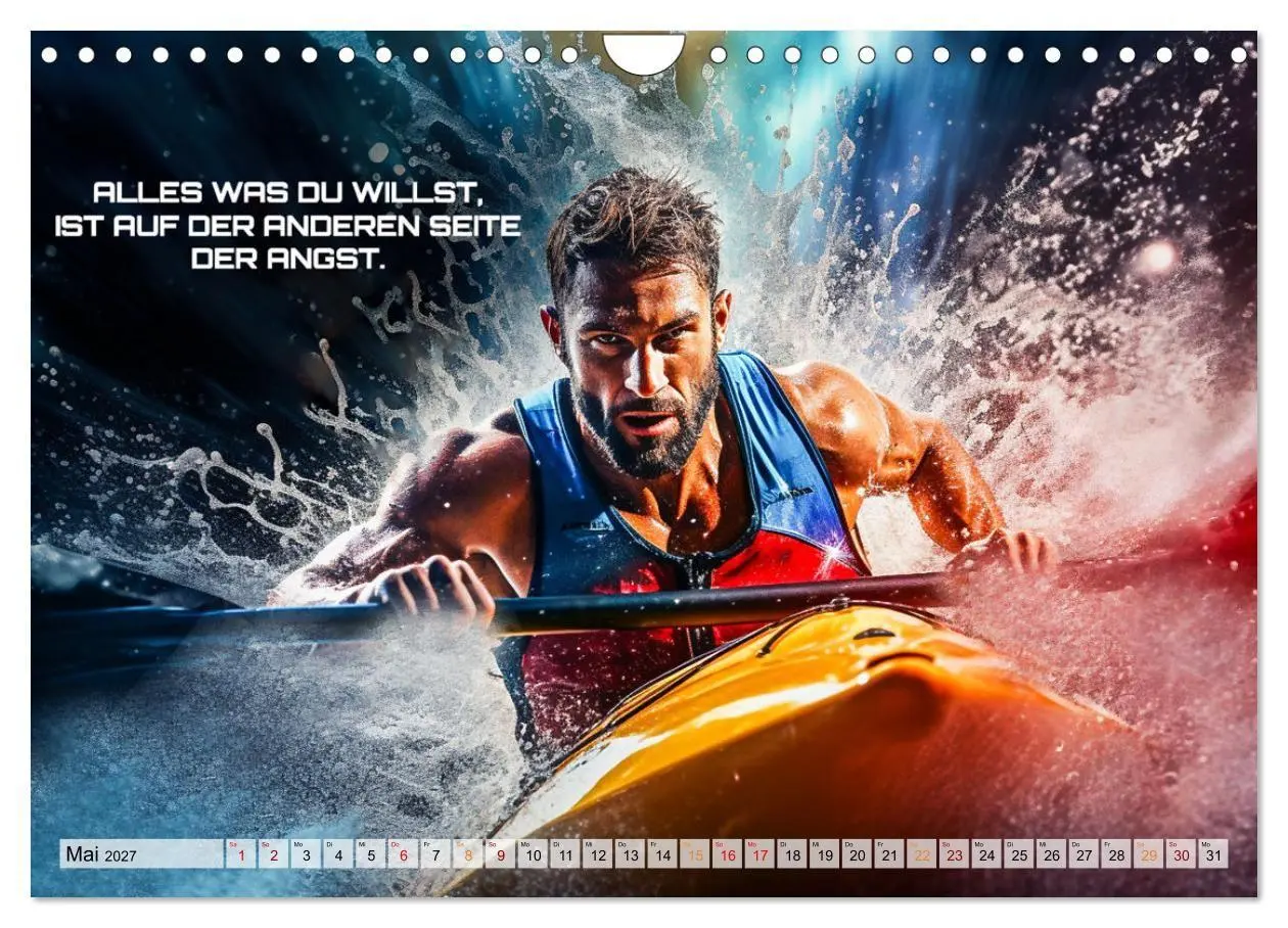 Bild: 9783569246591 | Kajak und Motivation (Wandkalender 2027 DIN A4 quer), CALVENDO...