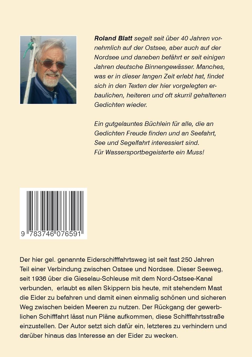 Rückseite: 9783746076591 | Zur See und auf den Wellen | Roland Blatt | Taschenbuch | 84 S. | 2018
