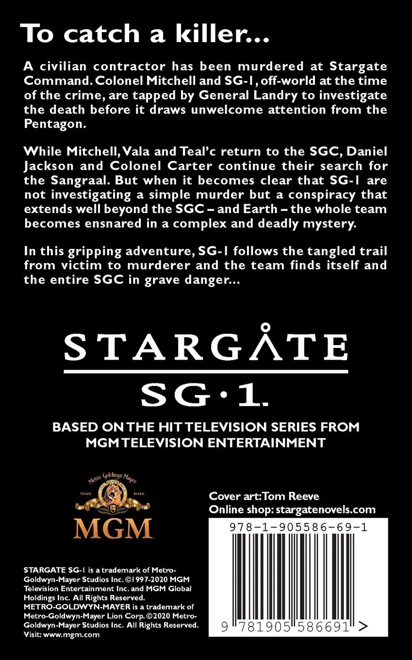 Rückseite: 9781905586691 | STARGATE SG-1 Murder at the SGC | Amy Griswold | Taschenbuch | Sg1