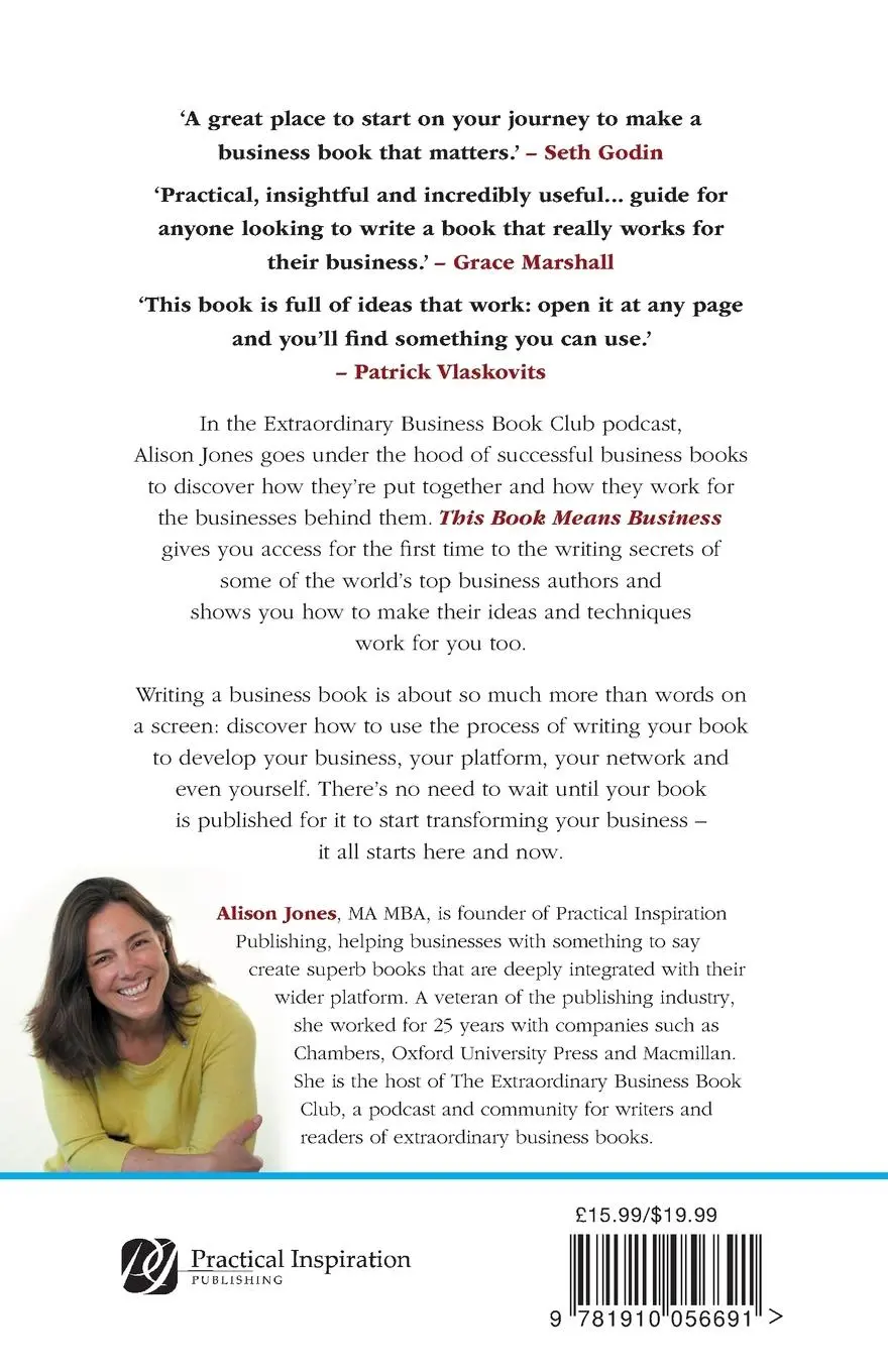 Rückseite: 9781910056691 | This Book Means Business | Alison Jones | Taschenbuch | Englisch