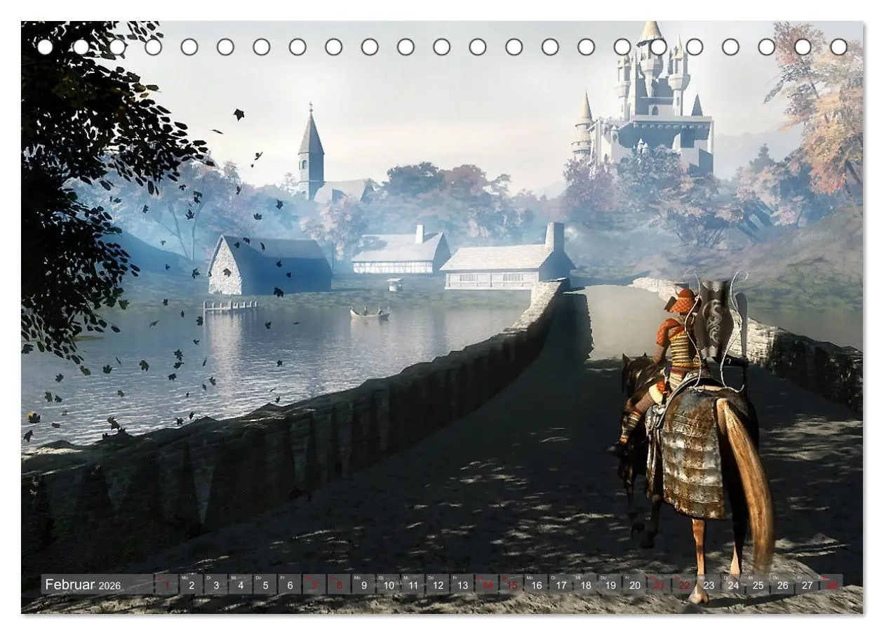 Bild: 9783457816691 | Helden, Drachen und Magie (Tischkalender 2026 DIN A5 quer),...