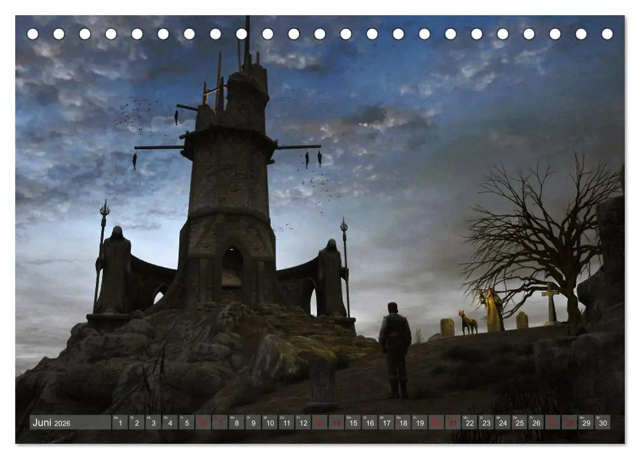 Bild: 9783457816691 | Helden, Drachen und Magie (Tischkalender 2026 DIN A5 quer),...