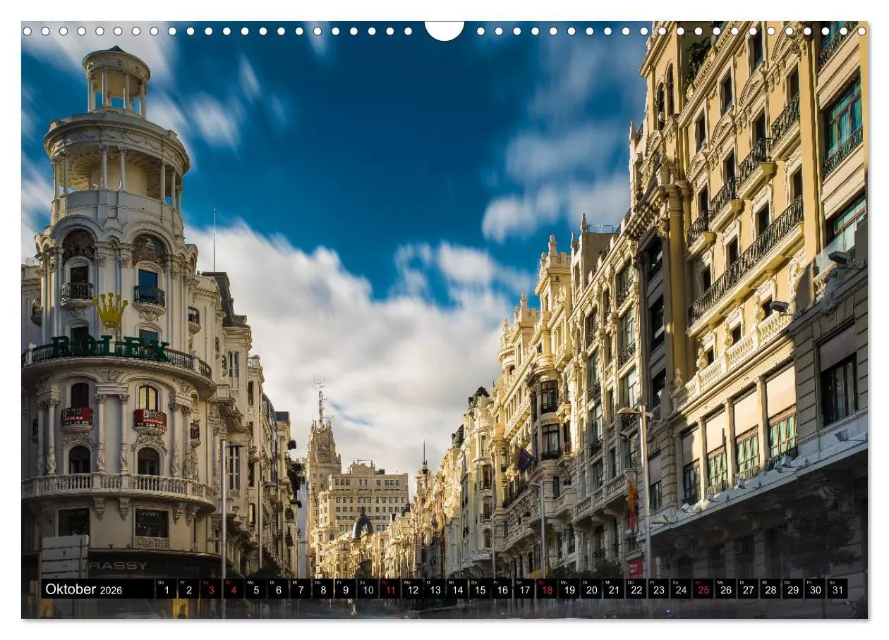 Bild: 9783457986691 | Metropole Madrid (Wandkalender 2026 DIN A3 quer), CALVENDO...
