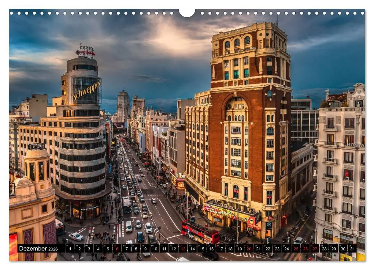 Bild: 9783457986691 | Metropole Madrid (Wandkalender 2026 DIN A3 quer), CALVENDO...