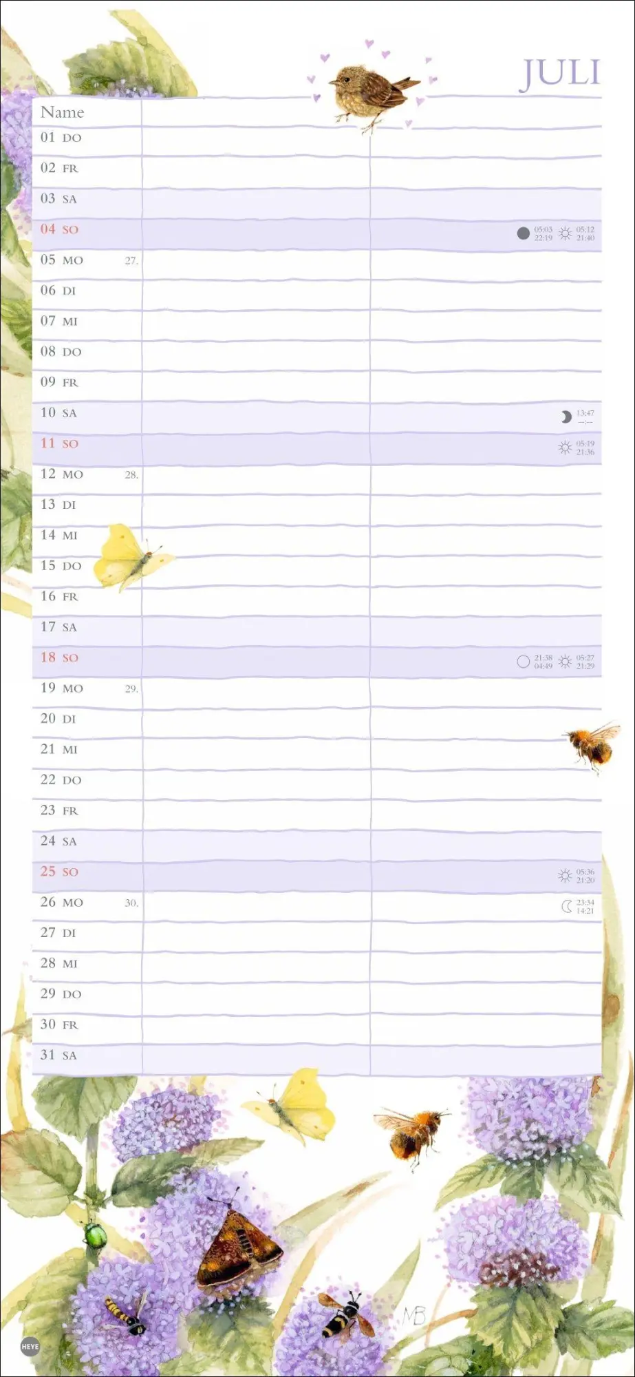 Bild: 9783756416691 | Marjolein Bastin: Planer für zwei 2027 | Marjolein Bastin | Kalender