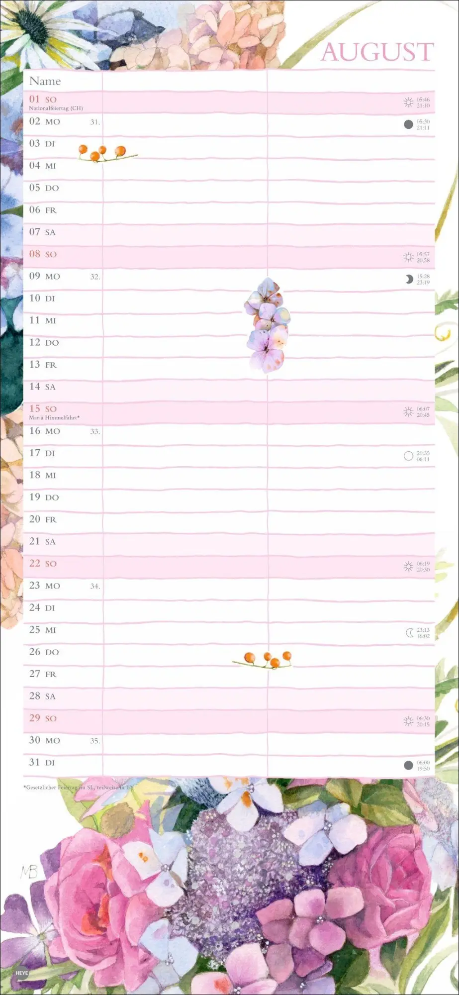 Bild: 9783756416691 | Marjolein Bastin: Planer für zwei 2027 | Marjolein Bastin | Kalender