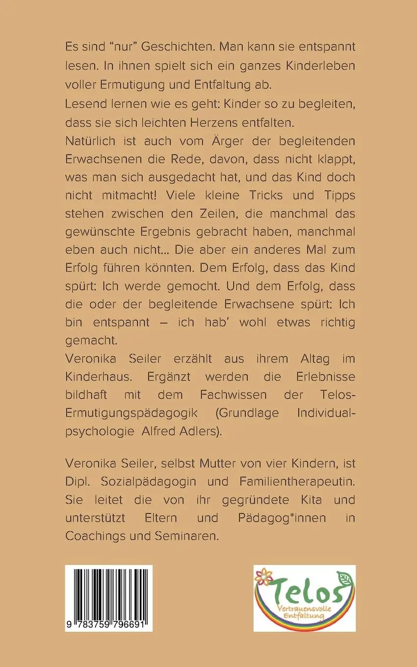 Rückseite: 9783759796691 | Kinder entfalten sich leichten Herzens | Veronika Seiler | Taschenbuch