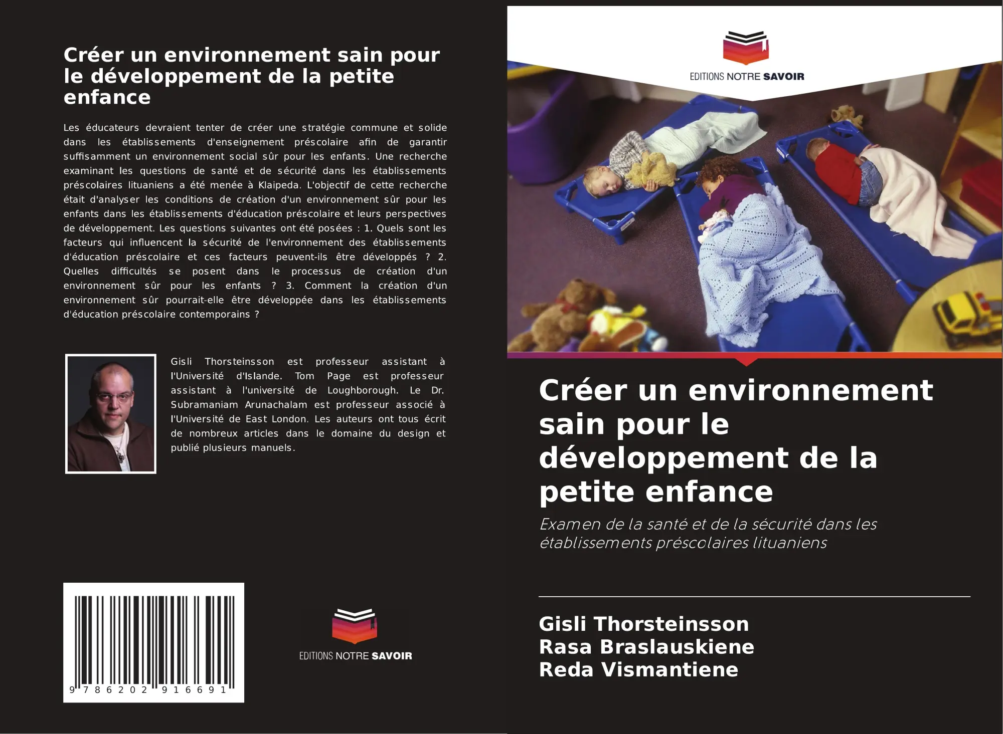 Cover: 9786202916691 | Créer un environnement sain pour le développement de la petite enfance