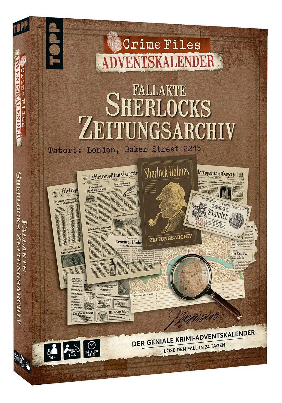 Cover: 4007742186791 | Crime Files - Fallakte: Sherlocks Zeitungsarchiv. Der geniale...
