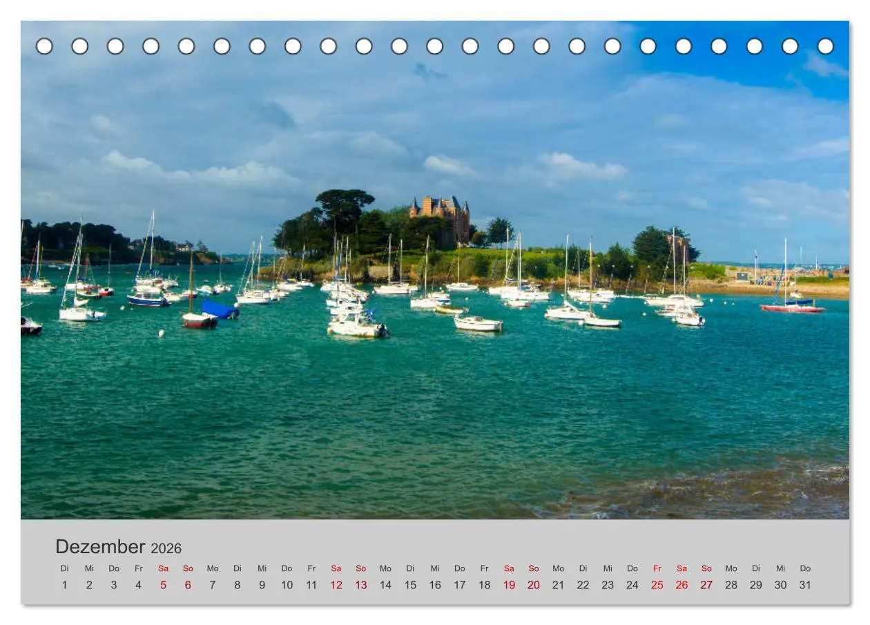 Bild: 9783457806791 | Die Schönheit der Bretagne (Tischkalender 2026 DIN A5 quer),...