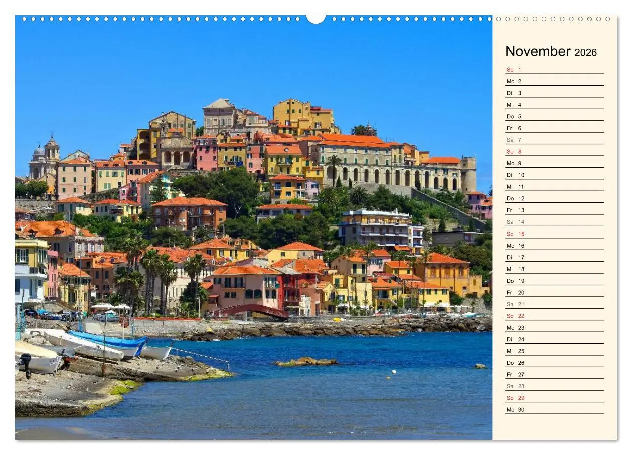 Bild: 9783457976791 | Urlaub an der Italienischen Riviera (Wandkalender 2026 DIN A2...