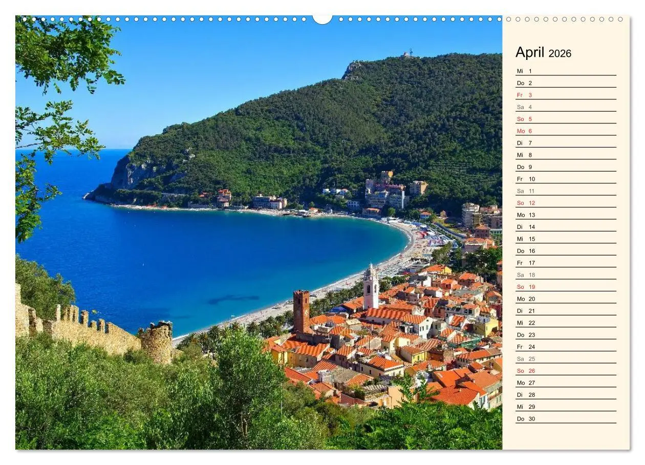 Bild: 9783457976791 | Urlaub an der Italienischen Riviera (Wandkalender 2026 DIN A2...
