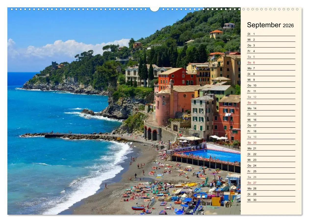 Bild: 9783457976791 | Urlaub an der Italienischen Riviera (Wandkalender 2026 DIN A2...