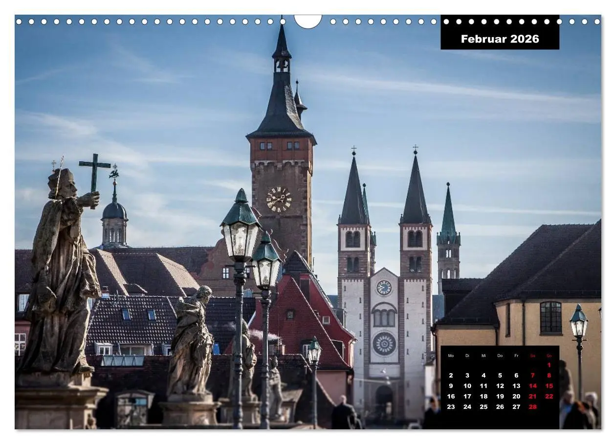 Bild: 9783516136791 | Würzburg - Die Perle Unterfrankens (Wandkalender 2026 DIN A3 quer),...