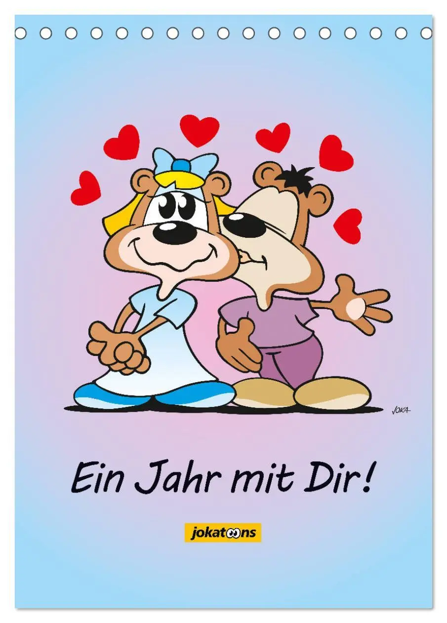 Cover: 9783516376791 | Ein Jahr mit Dir! (Tischkalender 2026 DIN A5 hoch), CALVENDO...