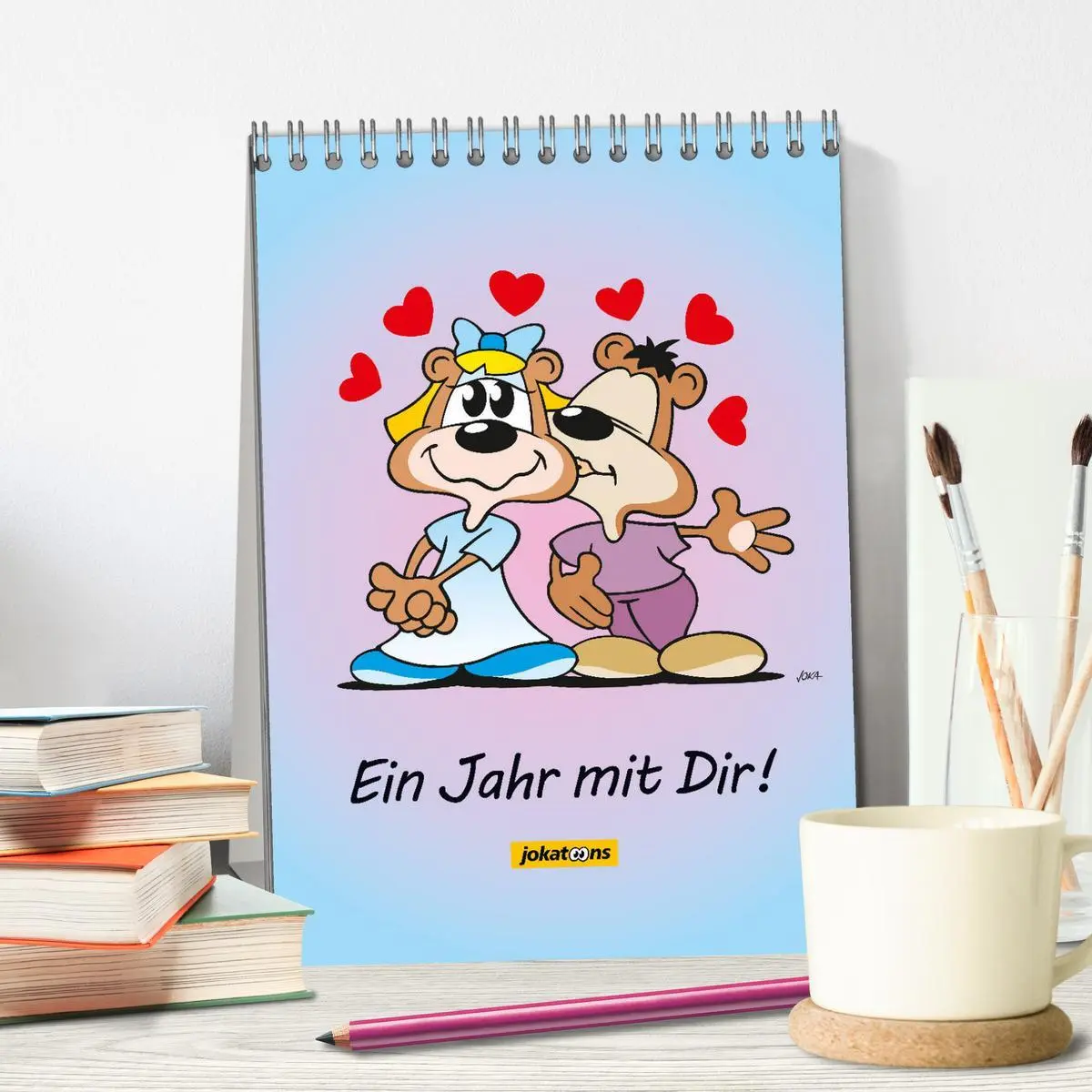 Bild: 9783516376791 | Ein Jahr mit Dir! (Tischkalender 2026 DIN A5 hoch), CALVENDO...
