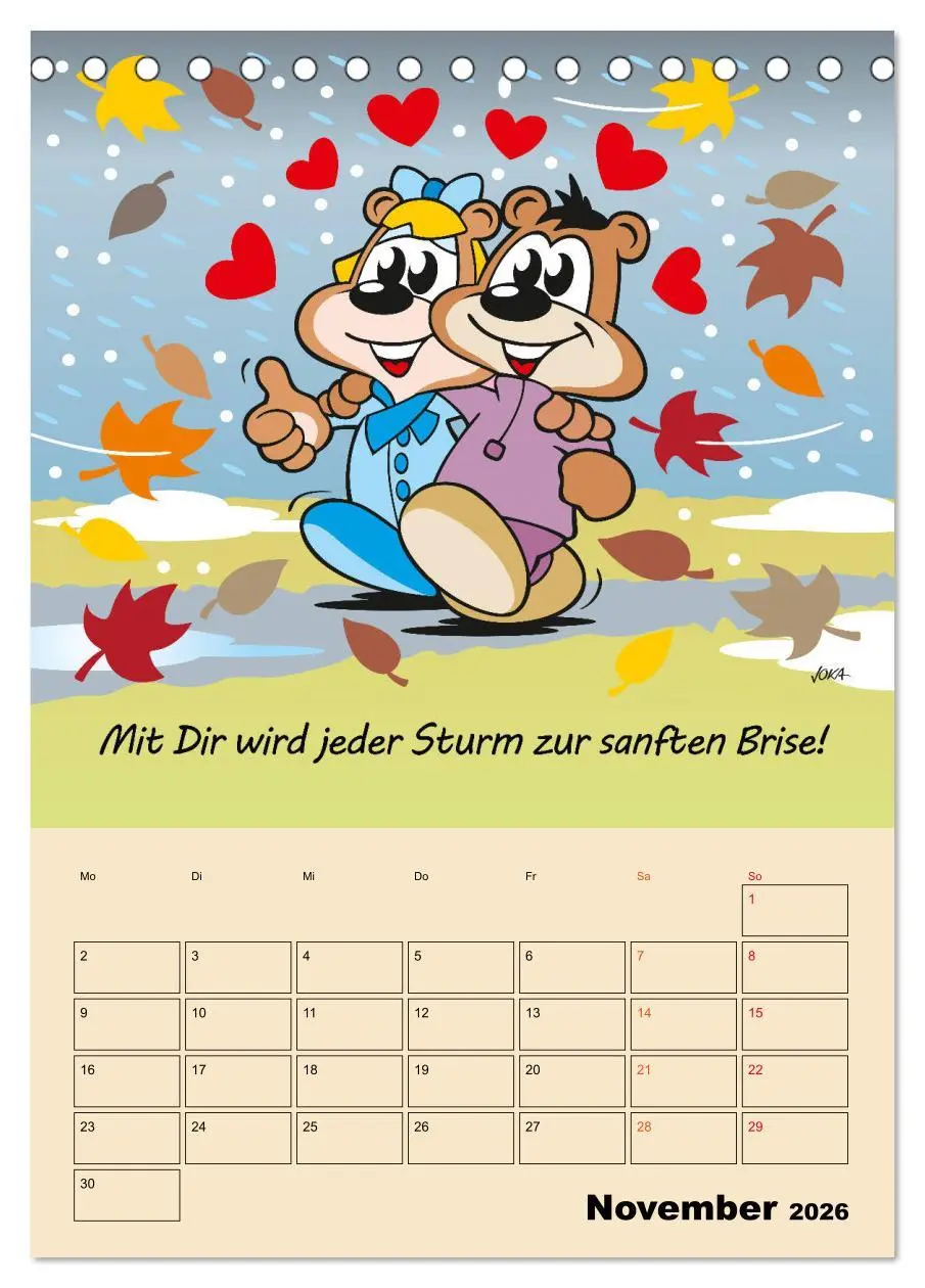 Bild: 9783516376791 | Ein Jahr mit Dir! (Tischkalender 2026 DIN A5 hoch), CALVENDO...