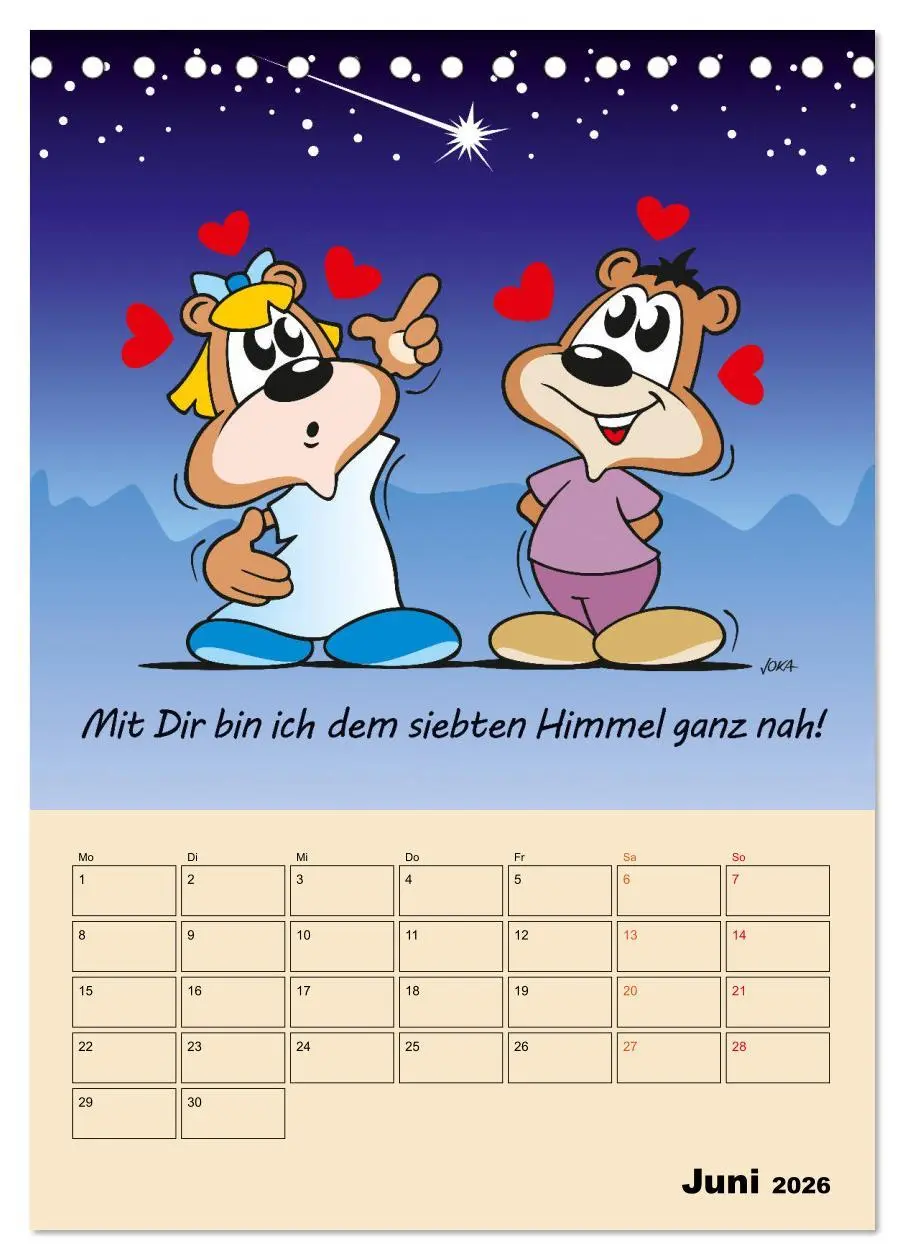 Bild: 9783516376791 | Ein Jahr mit Dir! (Tischkalender 2026 DIN A5 hoch), CALVENDO...