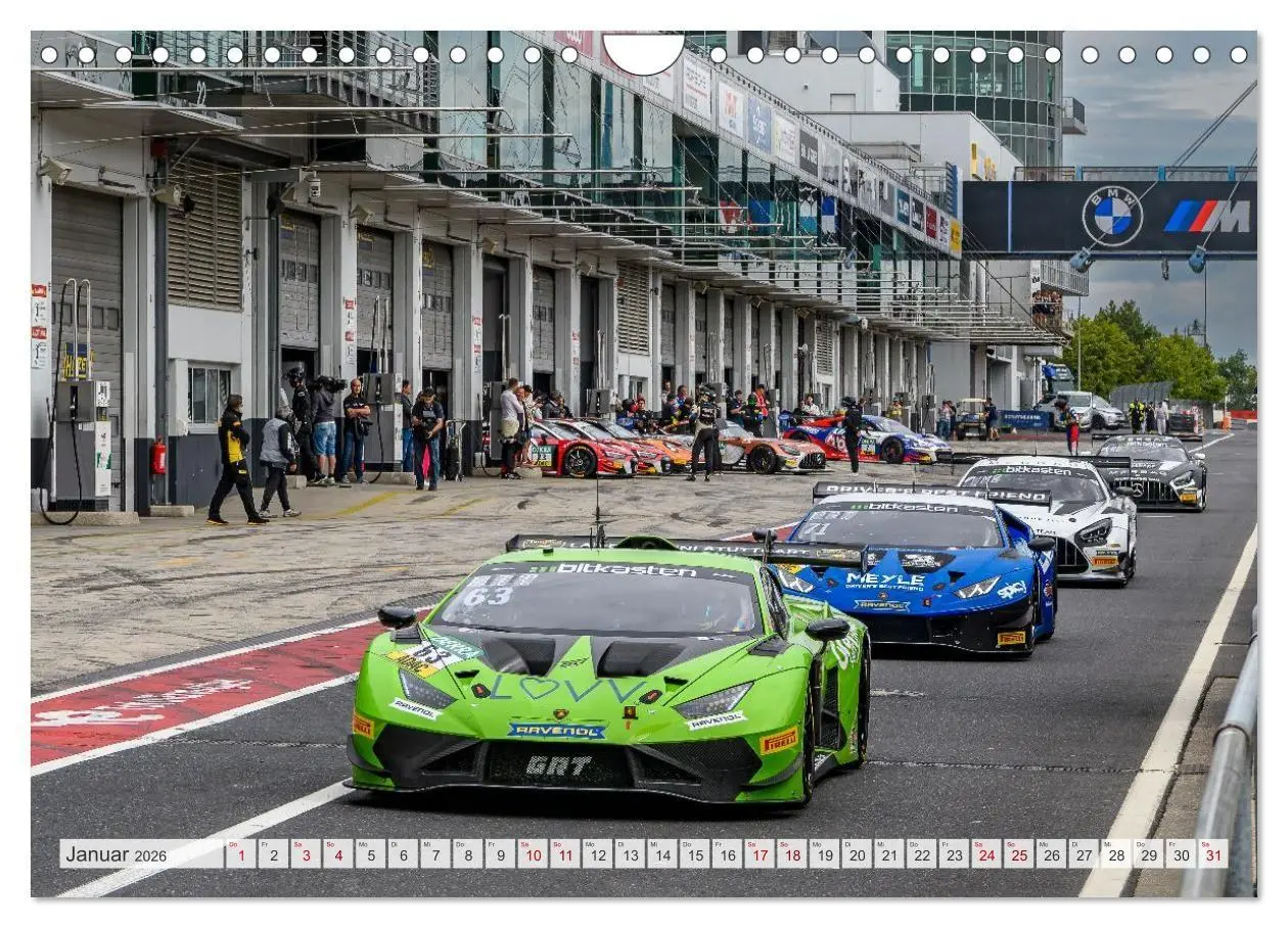 Bild: 9783516686791 | Wilde Stiere am Nürburgring (Wandkalender 2026 DIN A4 quer),...