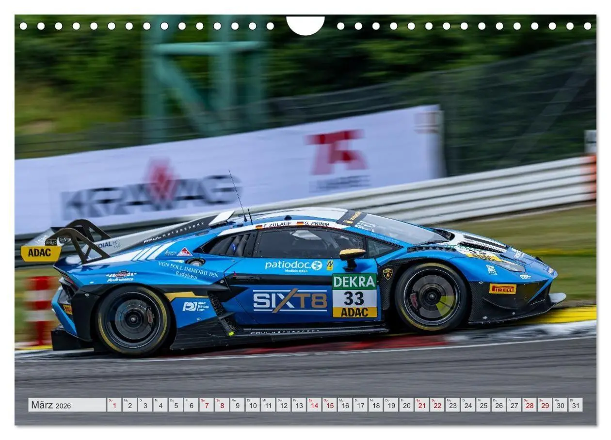 Bild: 9783516686791 | Wilde Stiere am Nürburgring (Wandkalender 2026 DIN A4 quer),...