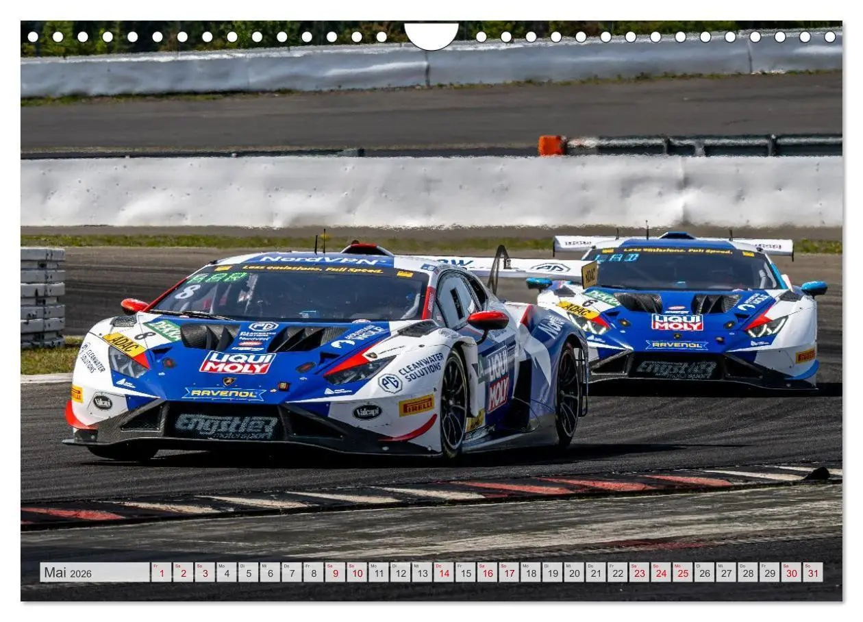 Bild: 9783516686791 | Wilde Stiere am Nürburgring (Wandkalender 2026 DIN A4 quer),...