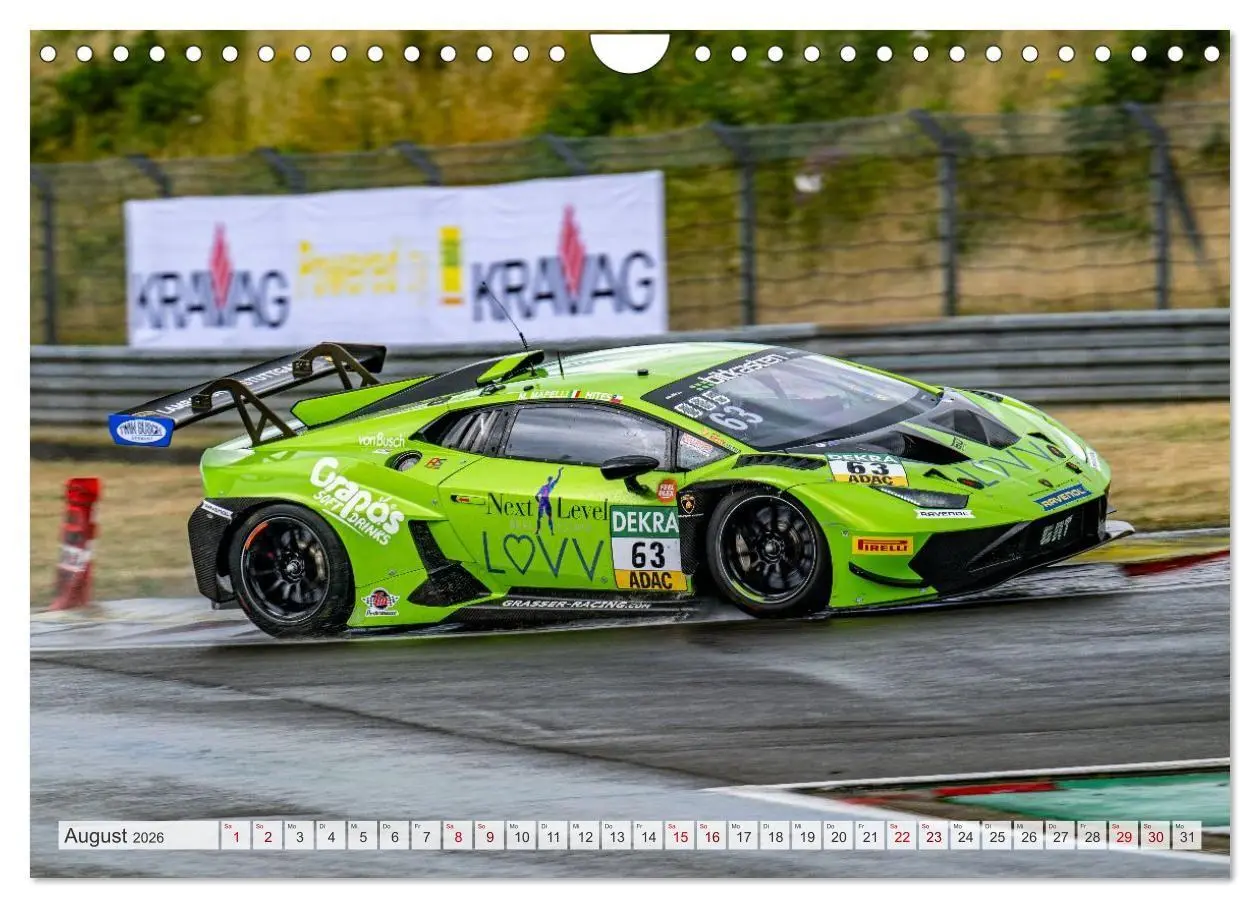 Bild: 9783516686791 | Wilde Stiere am Nürburgring (Wandkalender 2026 DIN A4 quer),...